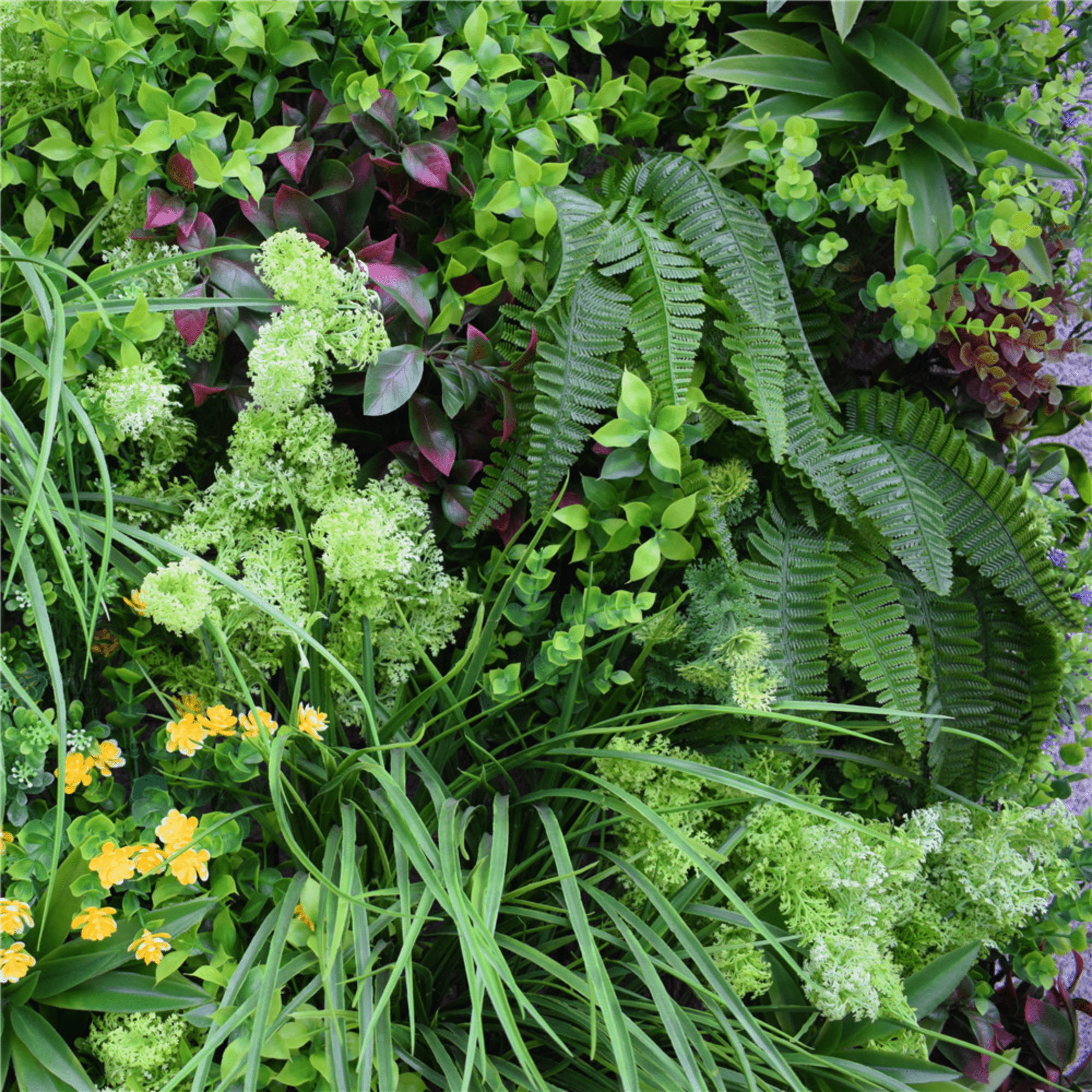Luxury Country Fern Artificial Vertical Garden 40