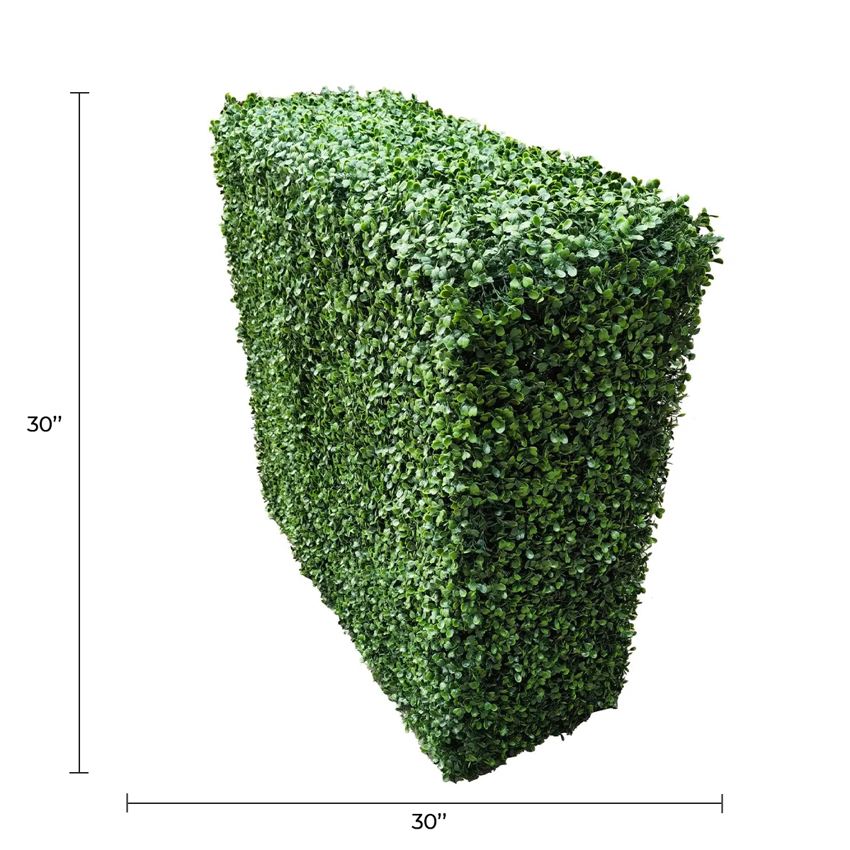 Premium Two Tone Green Artificial Boxwood Hedge 30