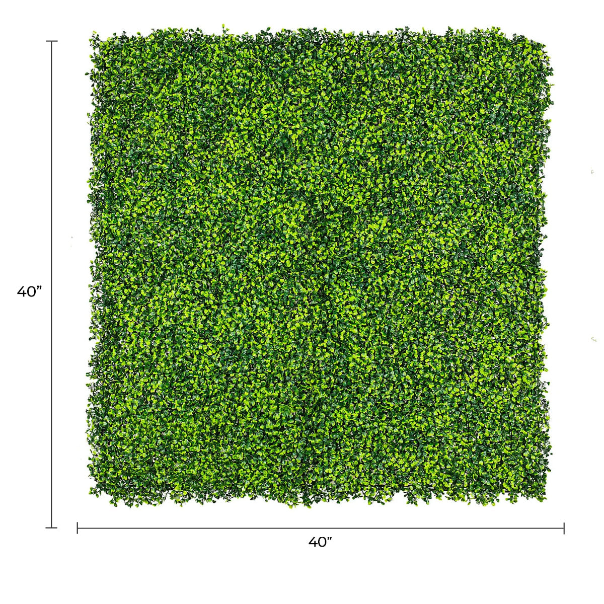 Artificial Mixed Boxwood Hedge Panel Wall 40