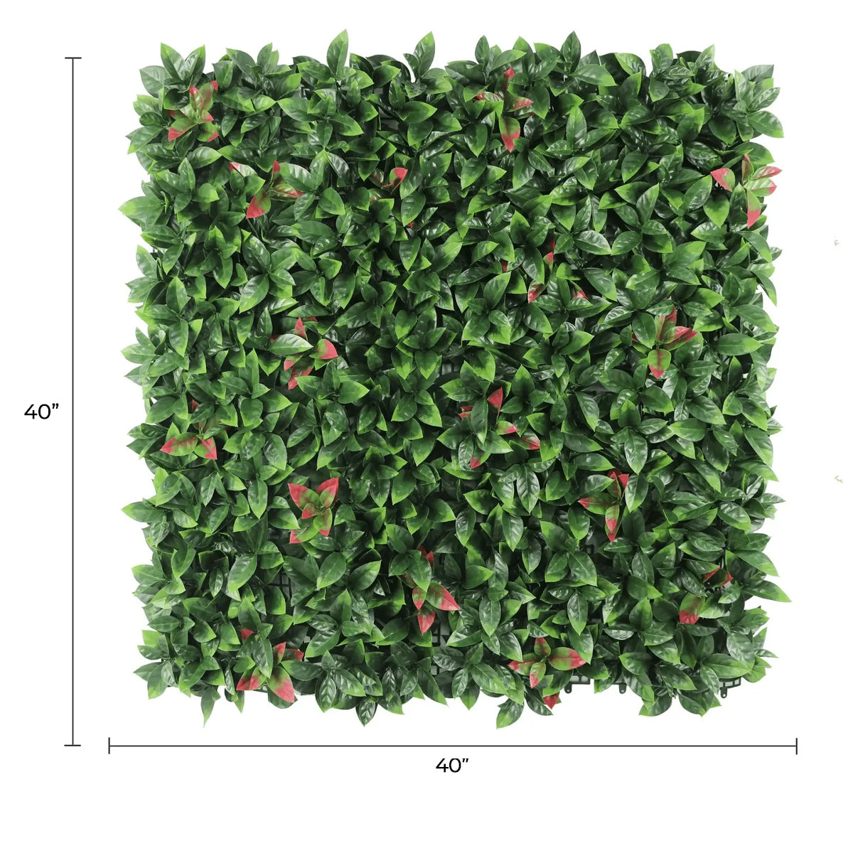 Artificial Photinia Hedge Panel Wall 40