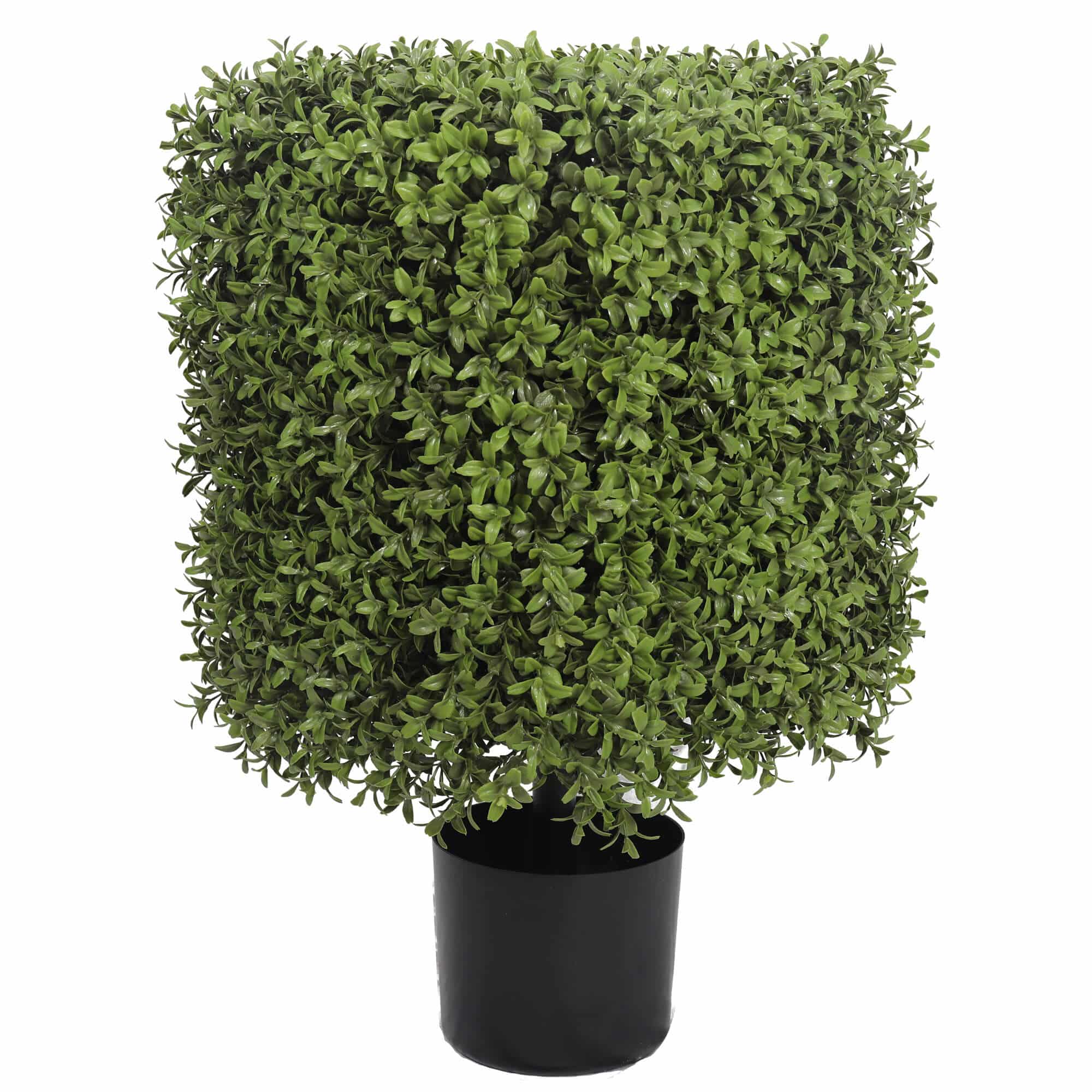 Premium Potted Artificial Square Topiary Plant 22