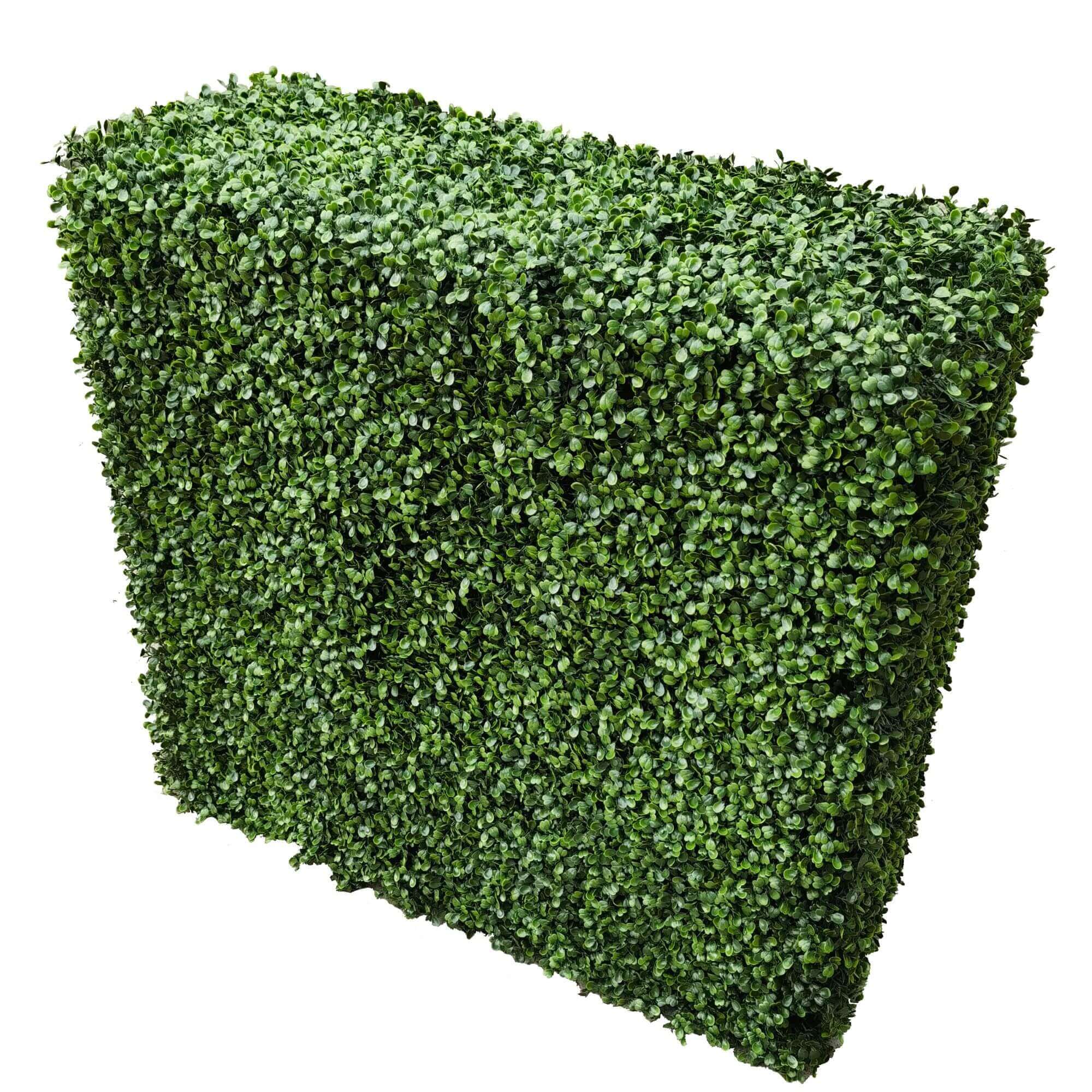 Premium Two Tone Green Artificial Boxwood Hedge 40