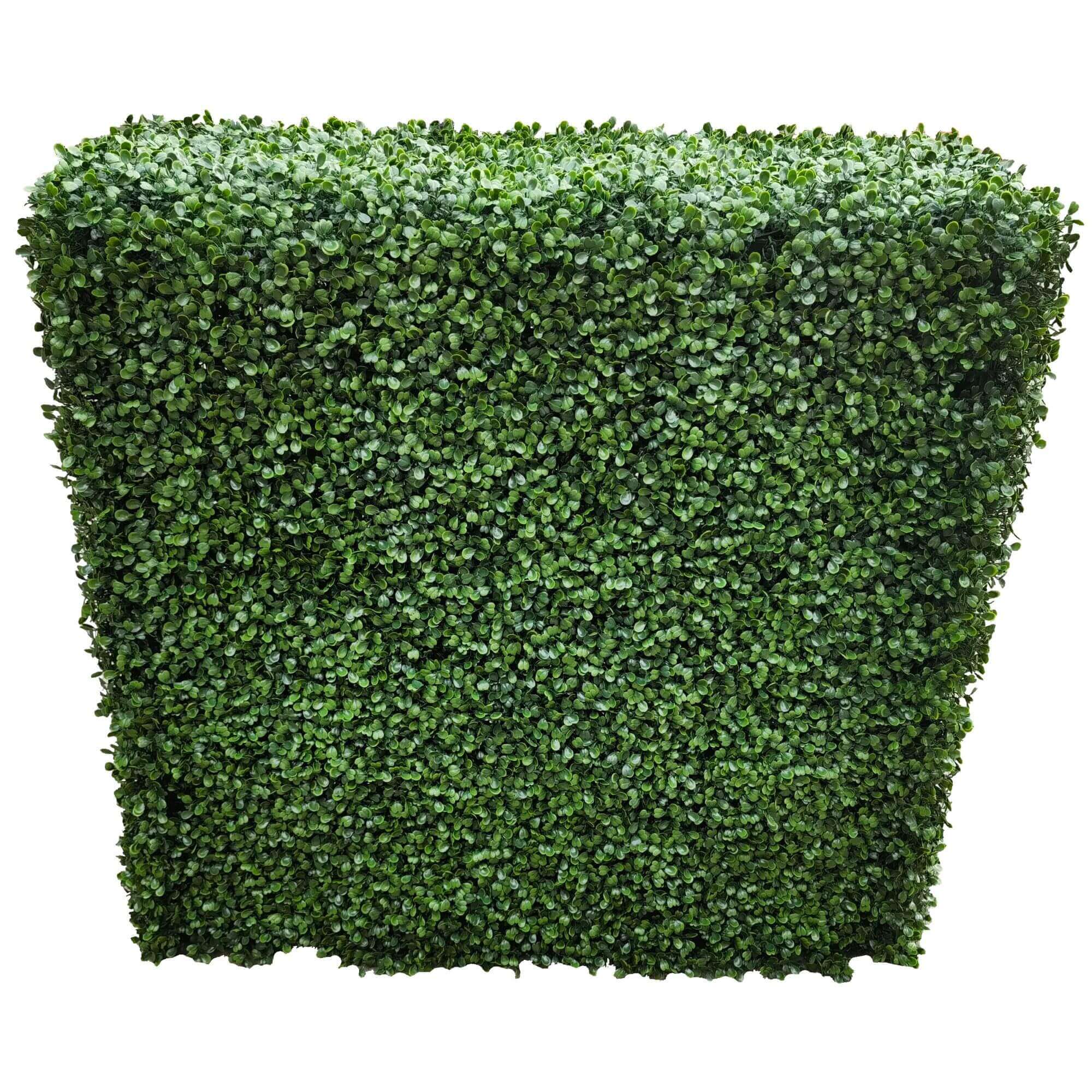 Premium Two Tone Green Artificial Boxwood Hedge 40