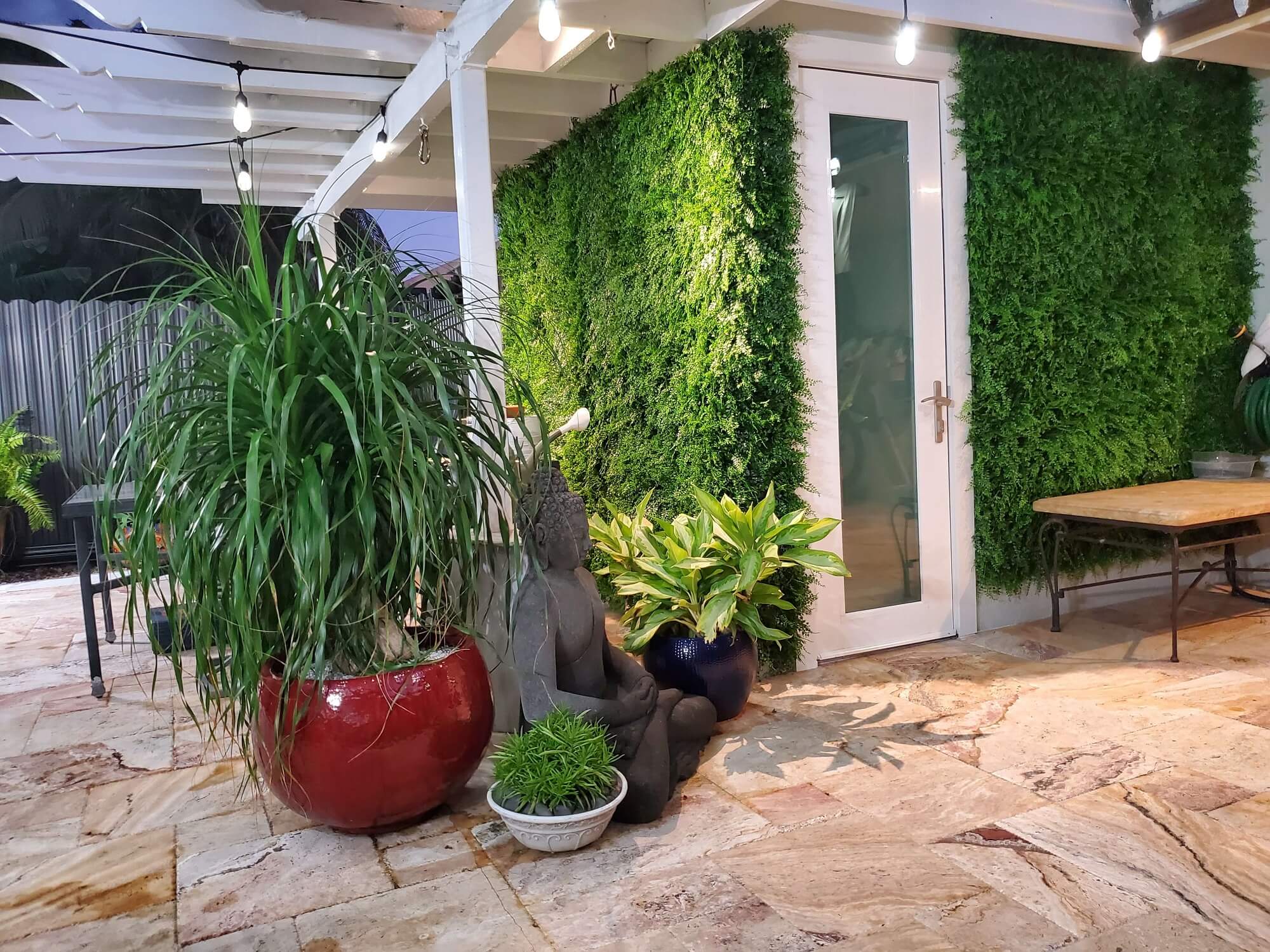 Lush Fern Artificial Green Wall 40