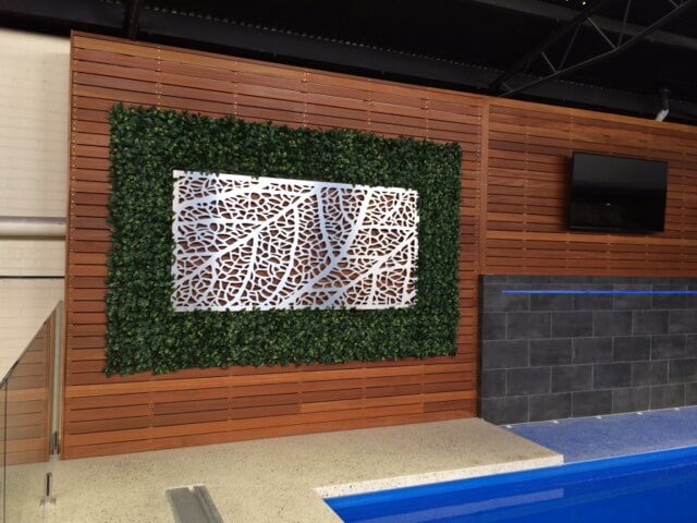 Artificial Large Ficus Leaf Hedge Panel
