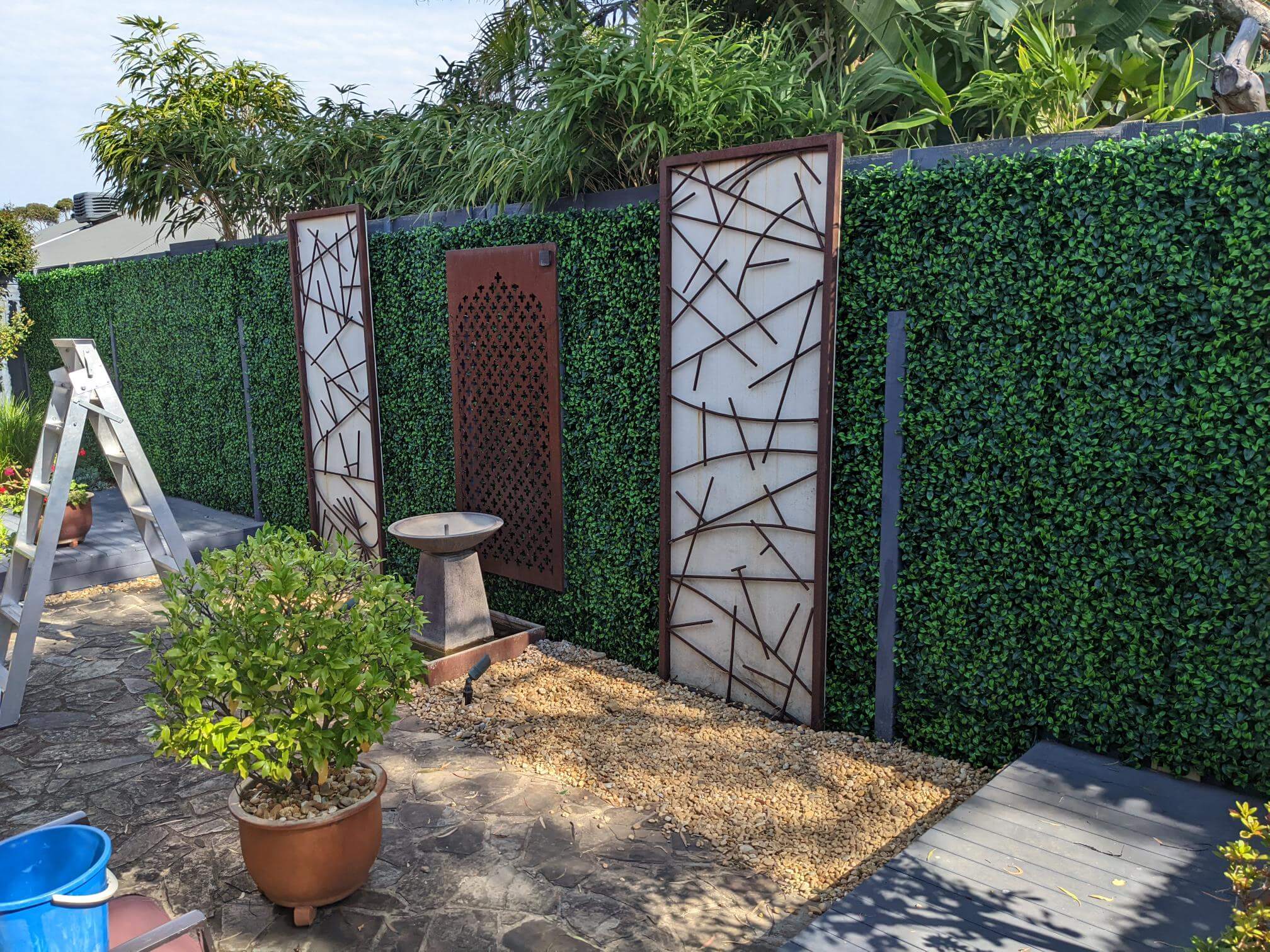 Jasmine Artificial Green Wall 40