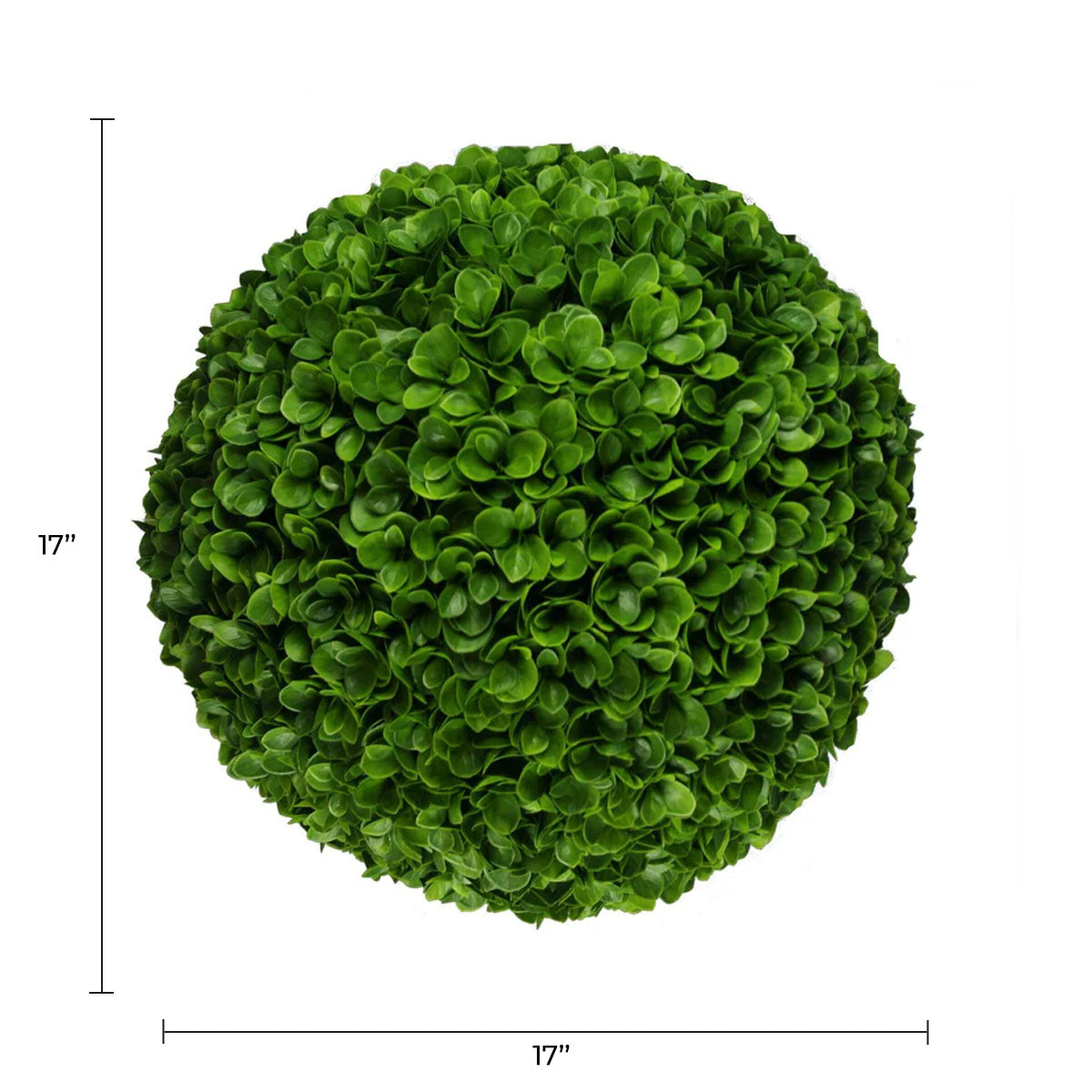 Artificial Rose Clover Topiary Ball 17