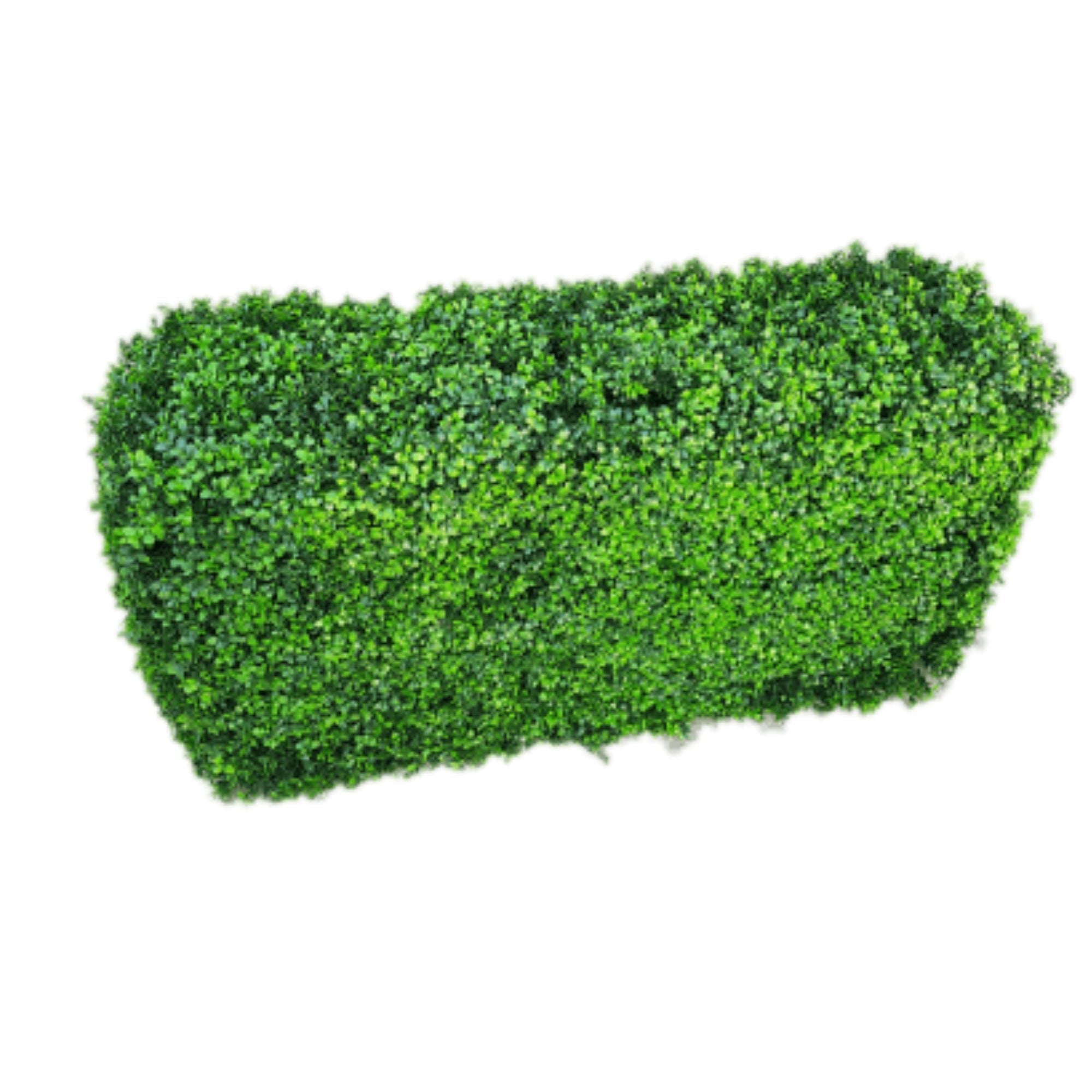 Premium Bright Long-leaf Artificial Boxwood Hedge 40