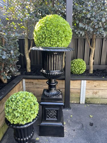 Artificial Topiary Ball Rose Leaf Fake Topiary Ball