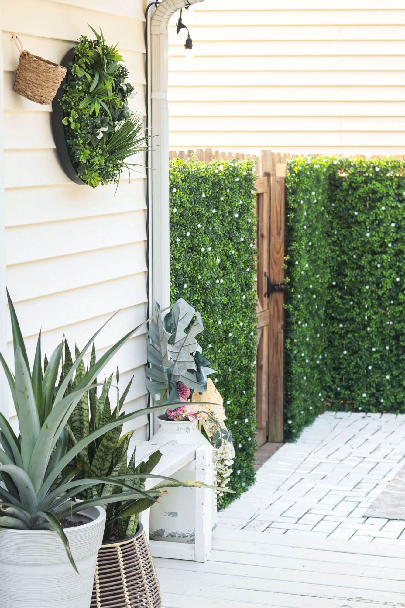 Luxury Artificial Green Wall Plant Wall Circle 20