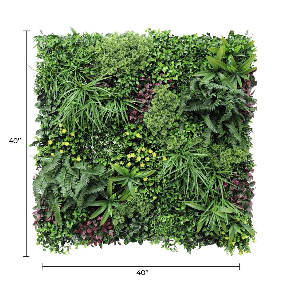 Luxury Country Fern Artificial Vertical Garden 40