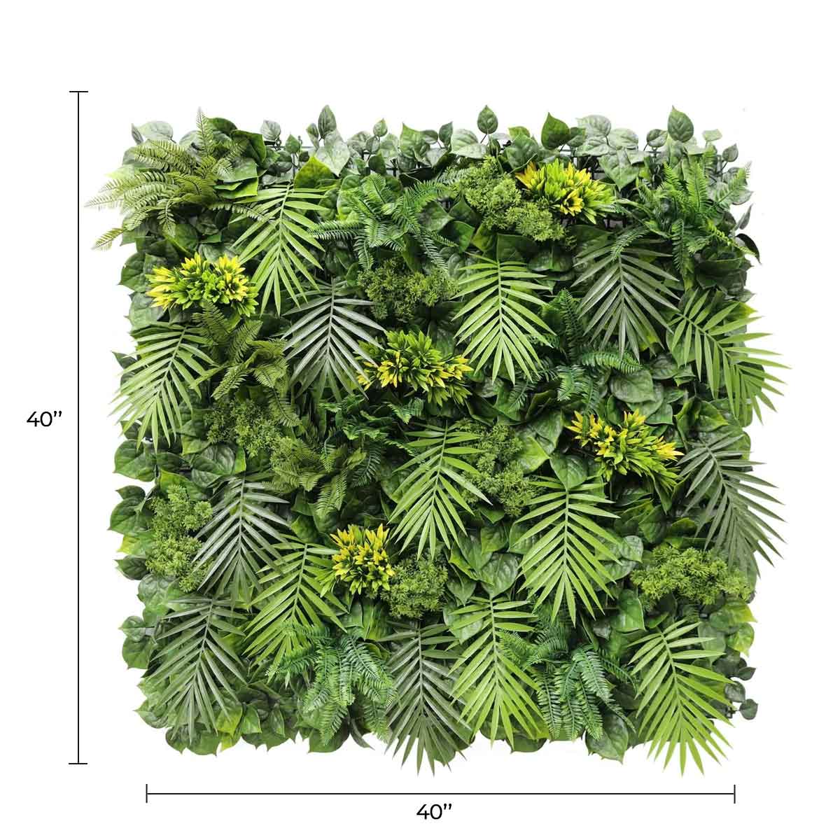 Luxury Flowering Hawaiian Sunrise Artificial Vertical Garden 40
