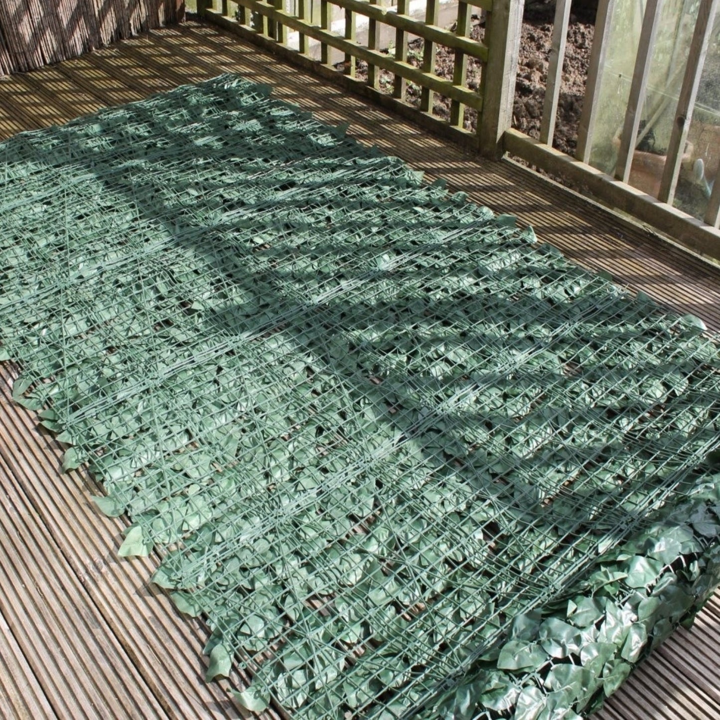Backing of Faux Ivy Rolls
