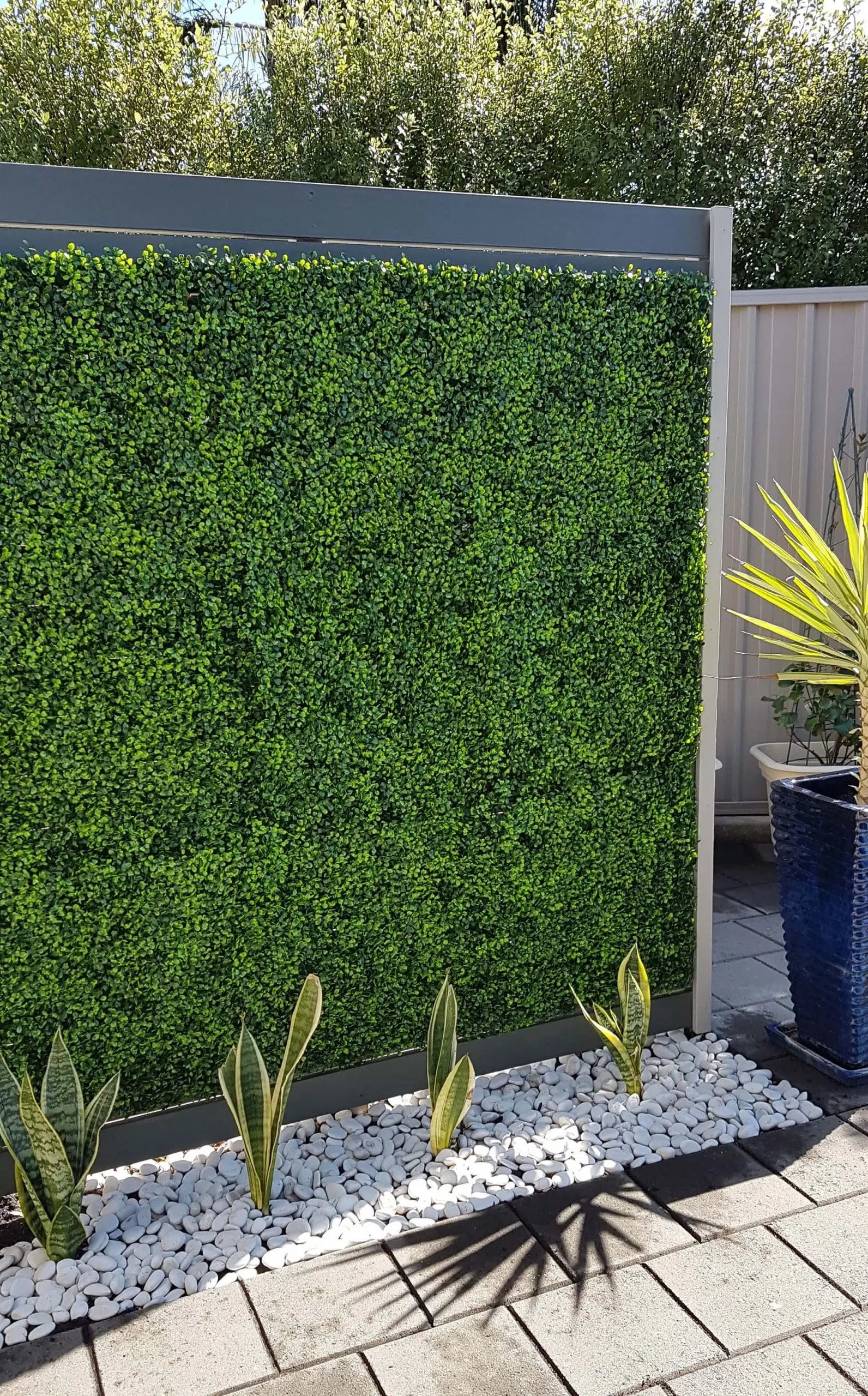 Artificial Mixed Boxwood Hedge Panel Wall 40