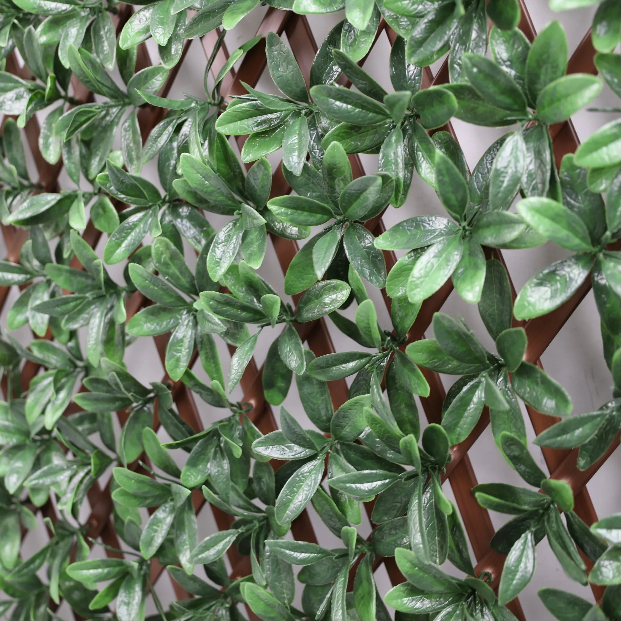Expandable Faux English Laurel Trellis Privacy Fence (Variable Size) UV Resistant - 72