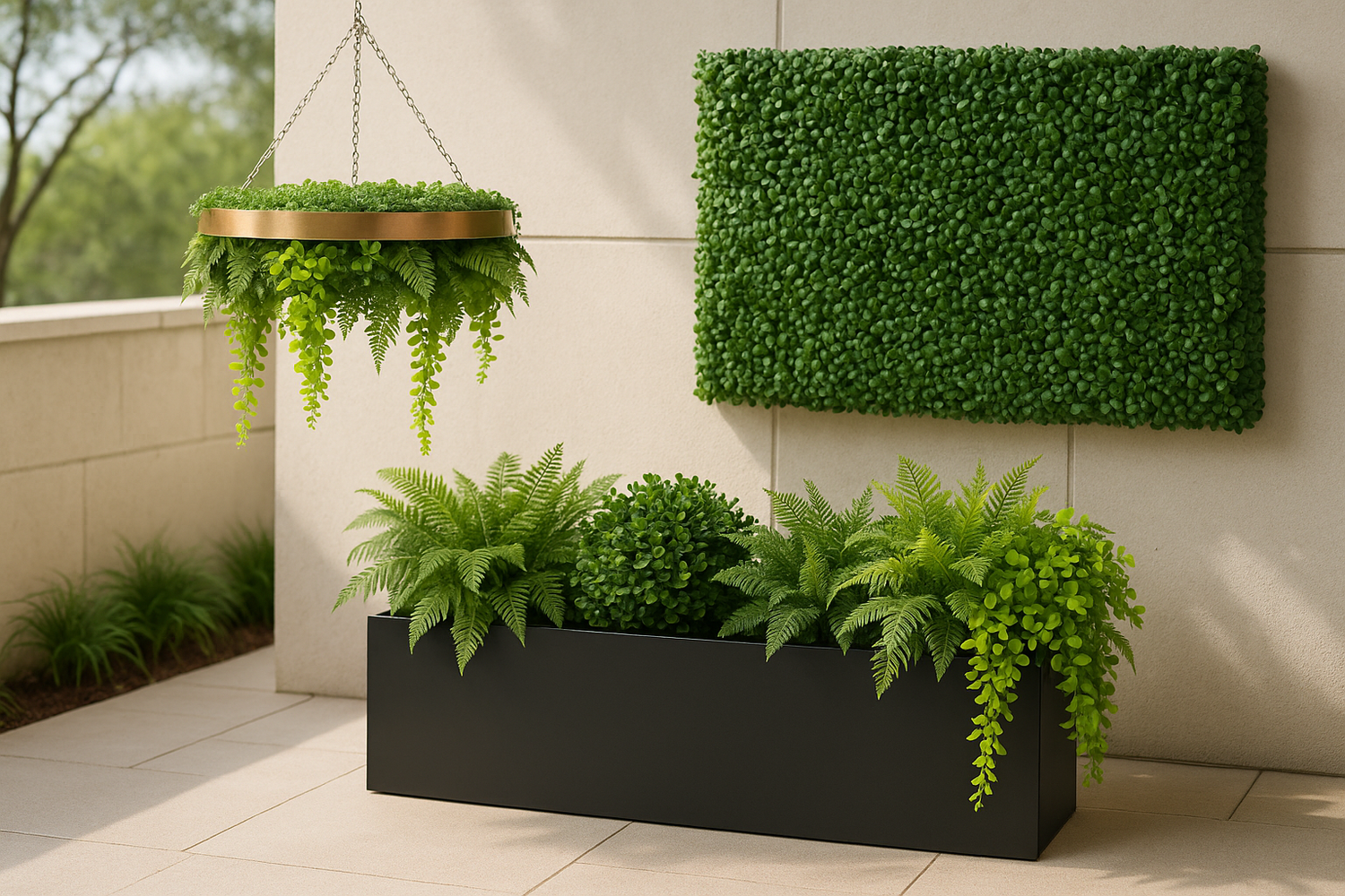 Outdoor Collection — Faux Living Walls & Vertical Gardens