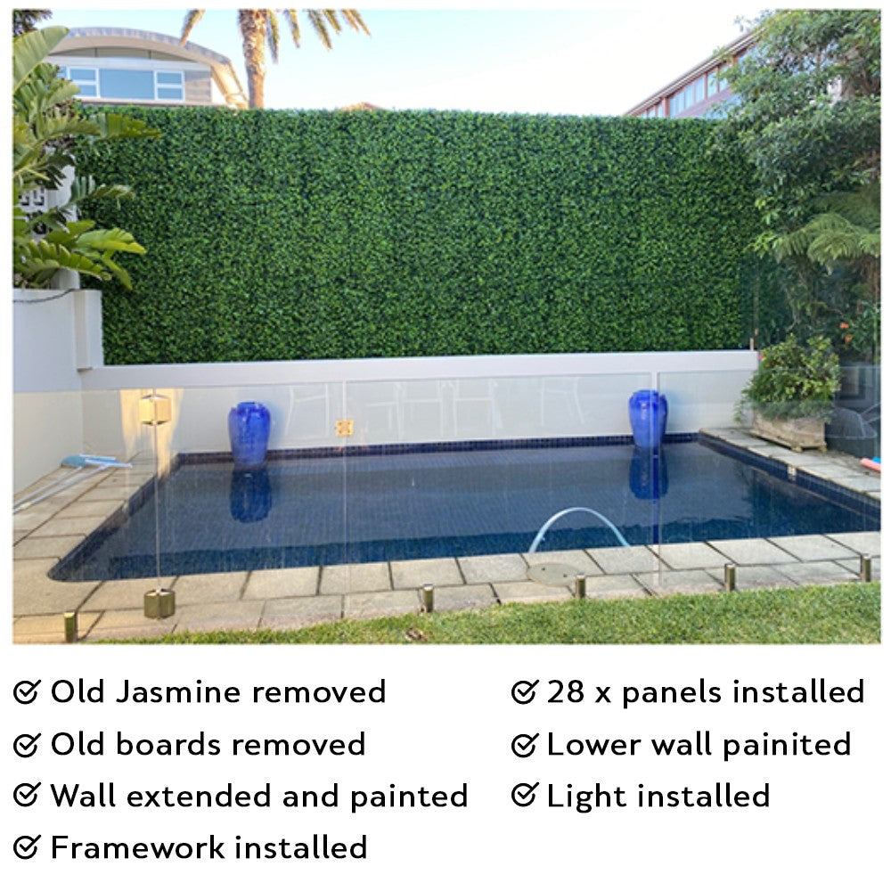Jasmine Artificial Green Wall 40