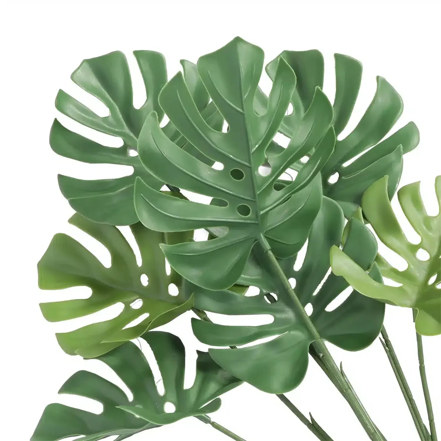 Artificial Monstera Split Leaf Philodendron Plant Stem 24