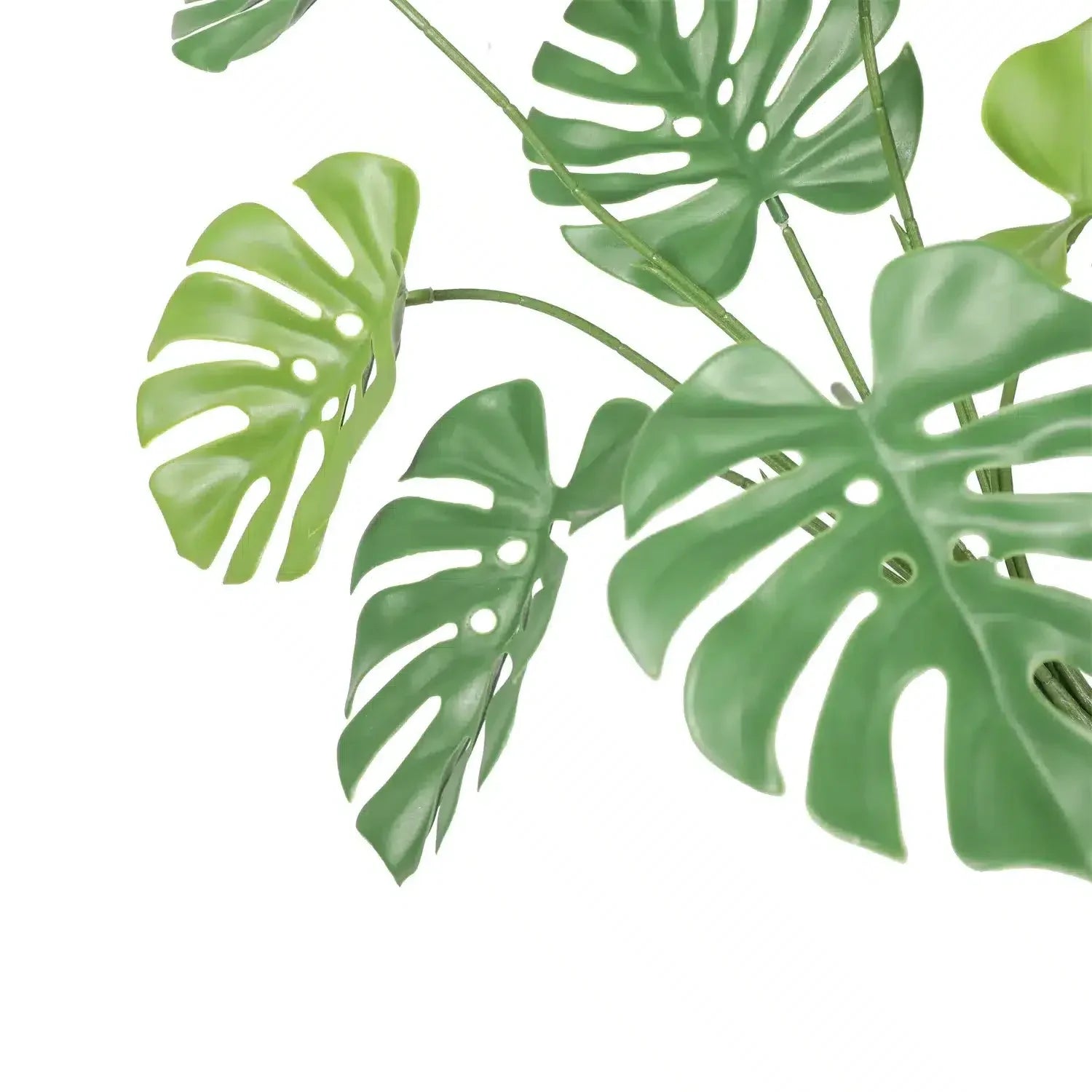 Artificial Monstera Split Leaf Philodendron Plant Stem 24