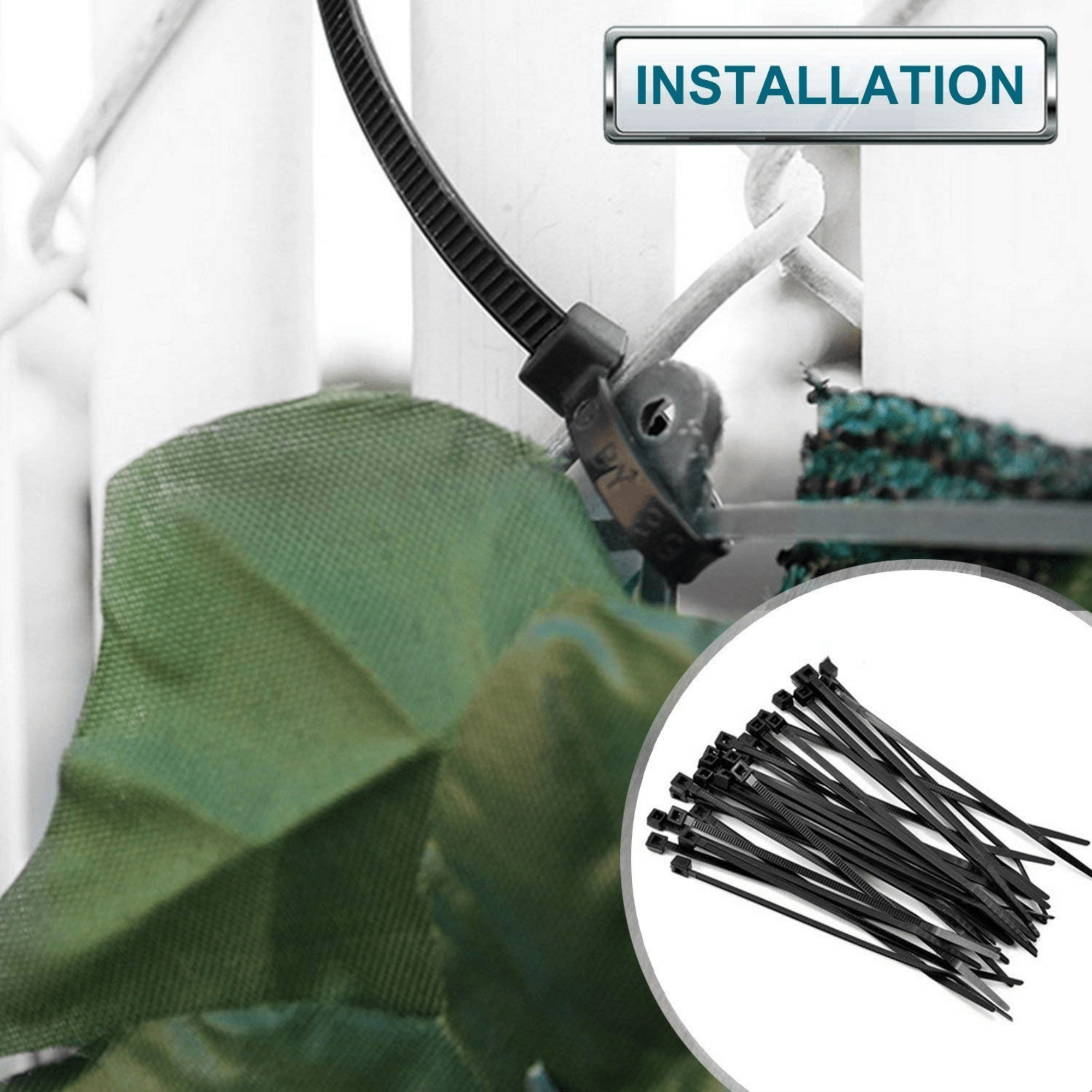 Faux Ivy Privacy Fence Shade Cloth Backing 120