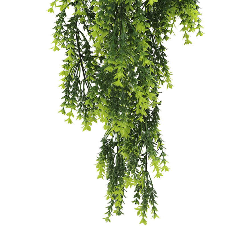 Artificial Hanging Vivid Green Dense Fern Plant 30