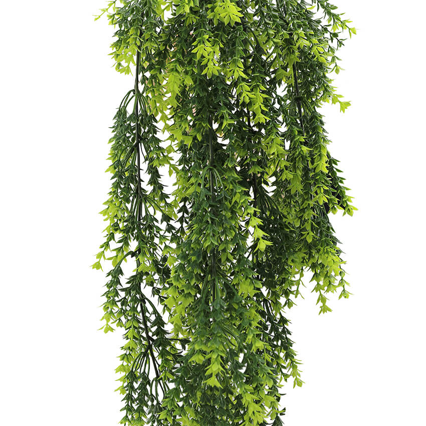 Artificial Hanging Vivid Green Dense Fern Plant 30