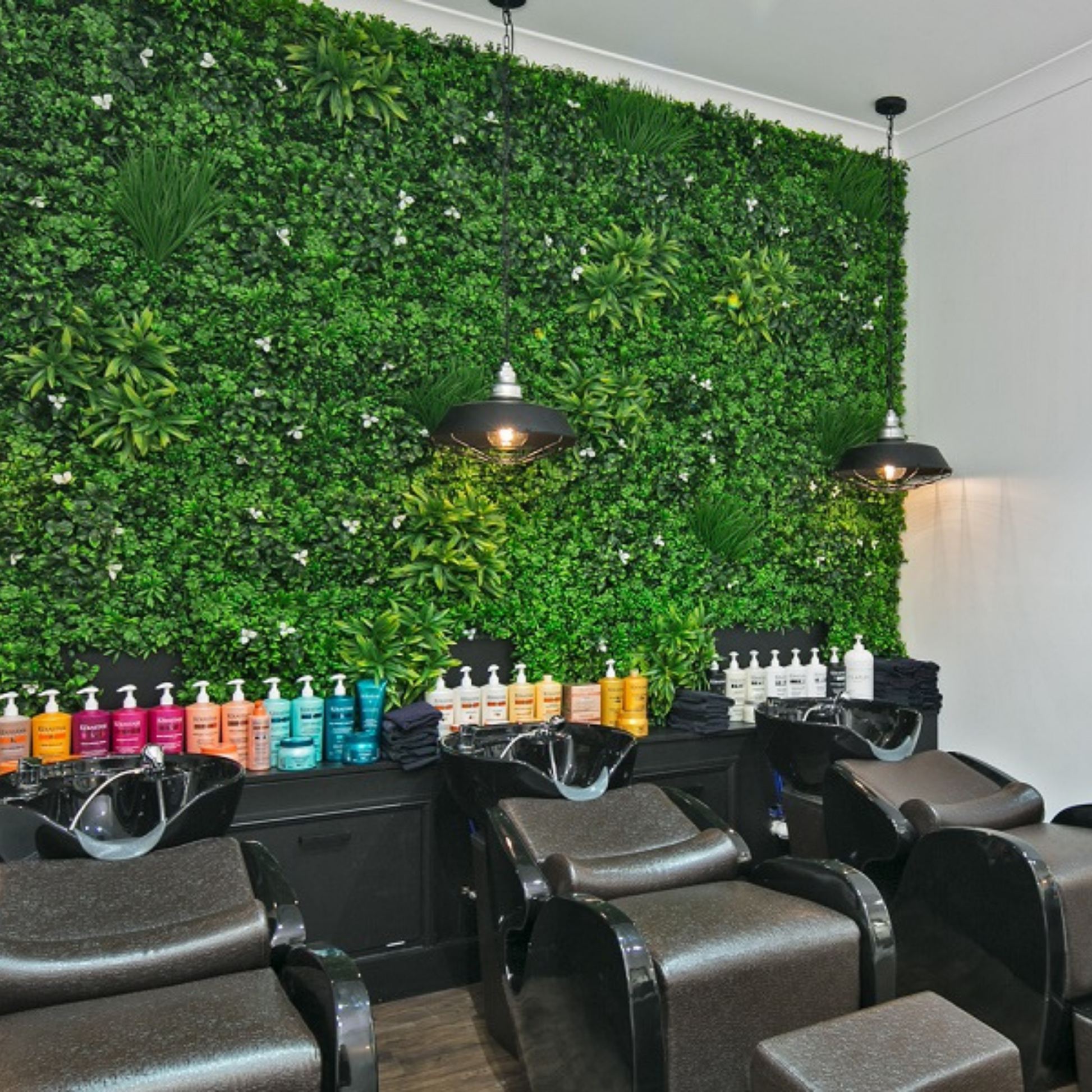 White Oasis Artificial Vertical Garden 40" x 40"