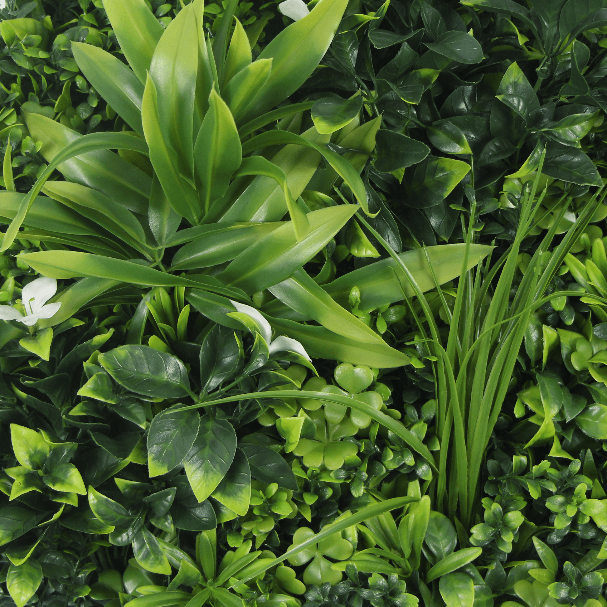 Artificial Green Wall Disc 30" Black Frame
