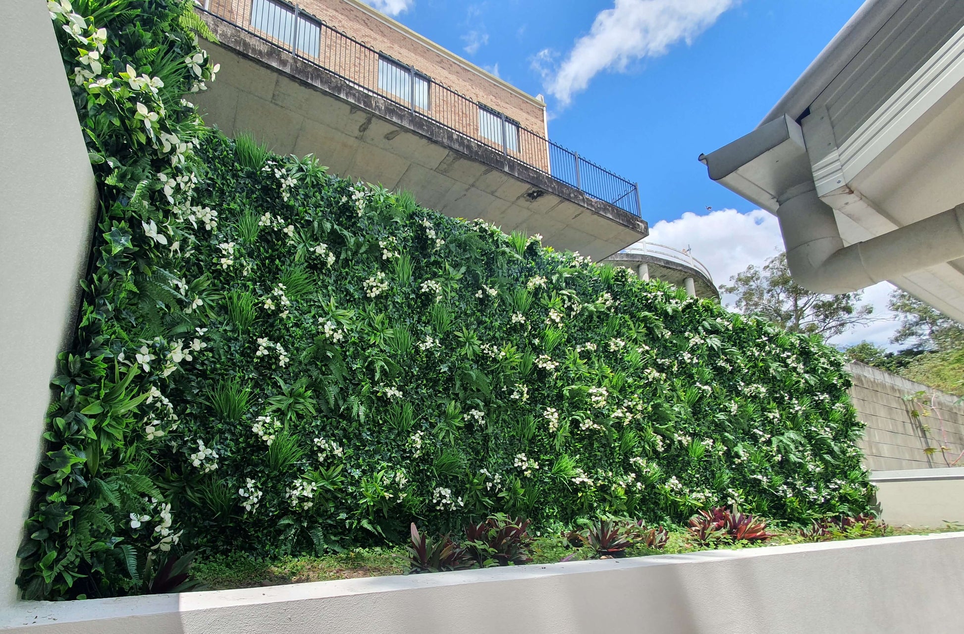 Flowering Green Wall Ivy Panel