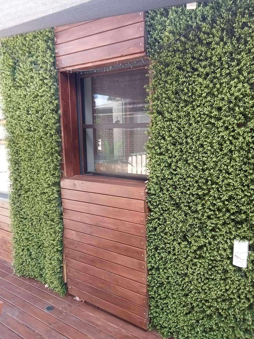 Natural Artificial Boxwood Wall 40" x 40"