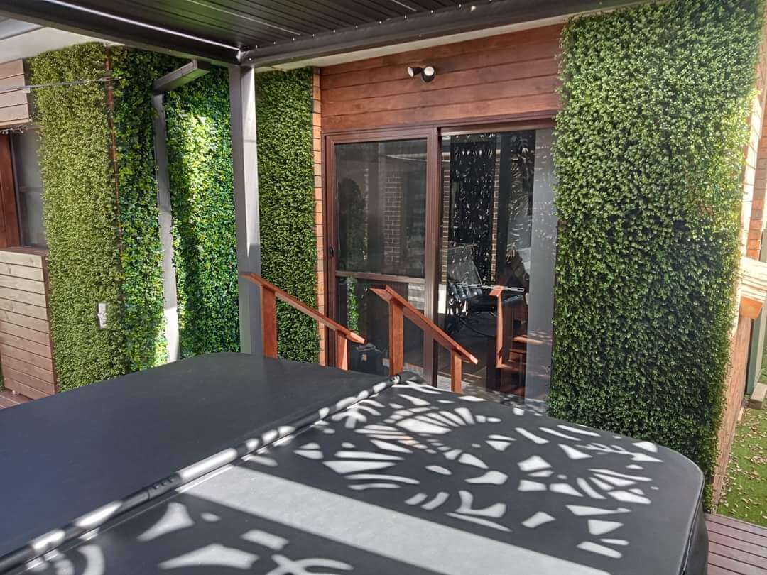 Natural Artificial Boxwood Wall 40