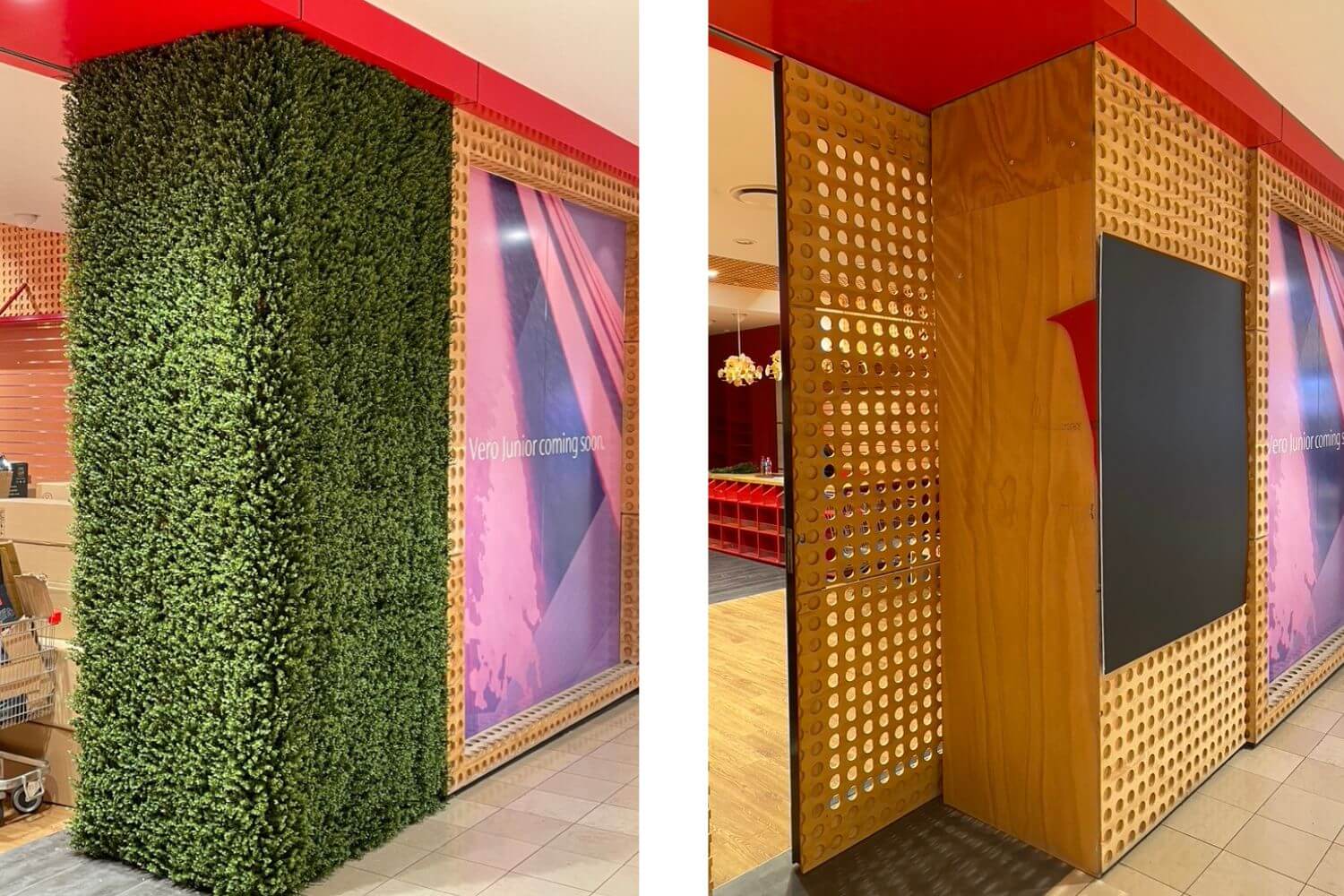 Natural Artificial Boxwood Wall 40