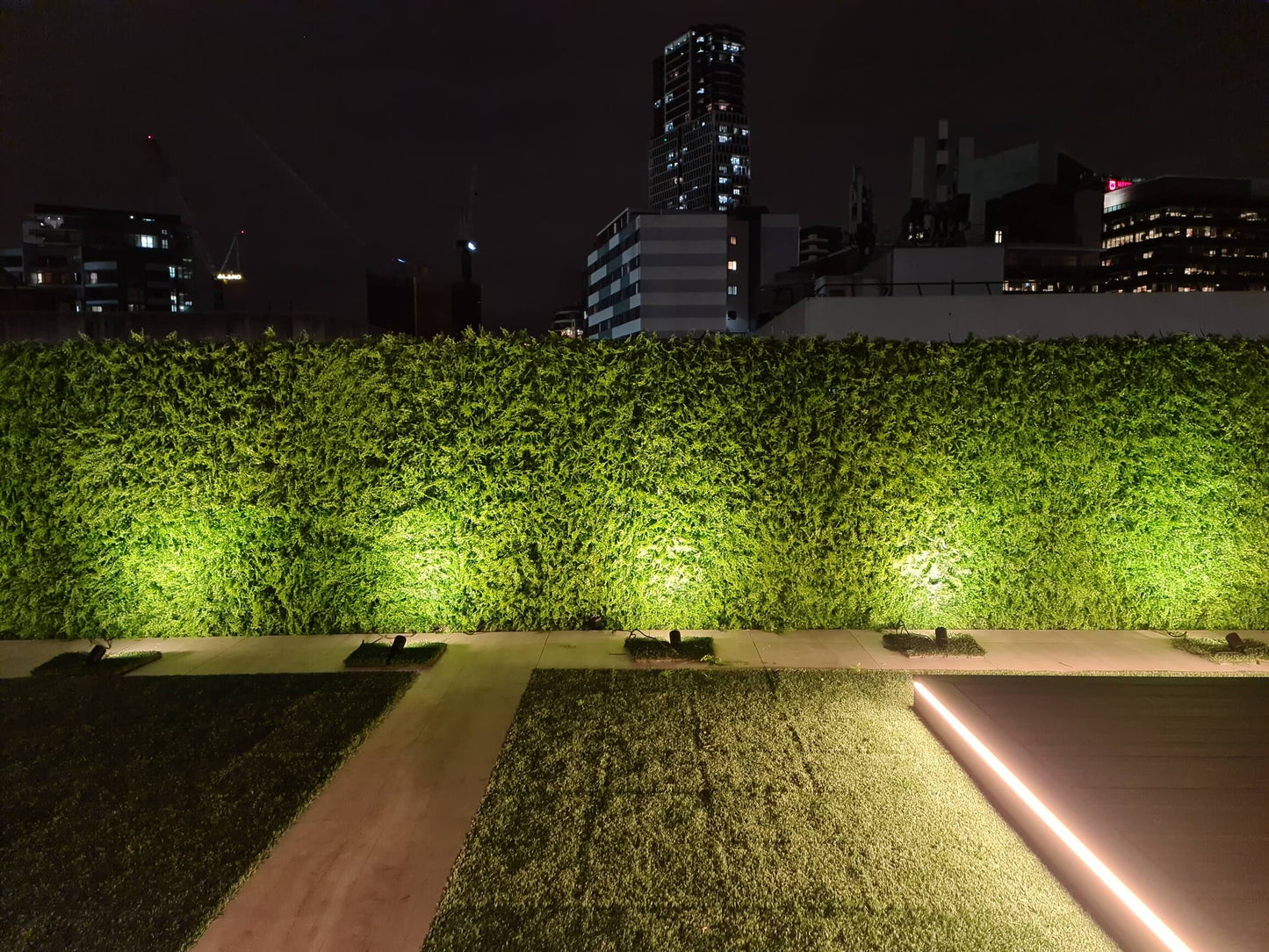 Artificial Fern Panel Living Wall
