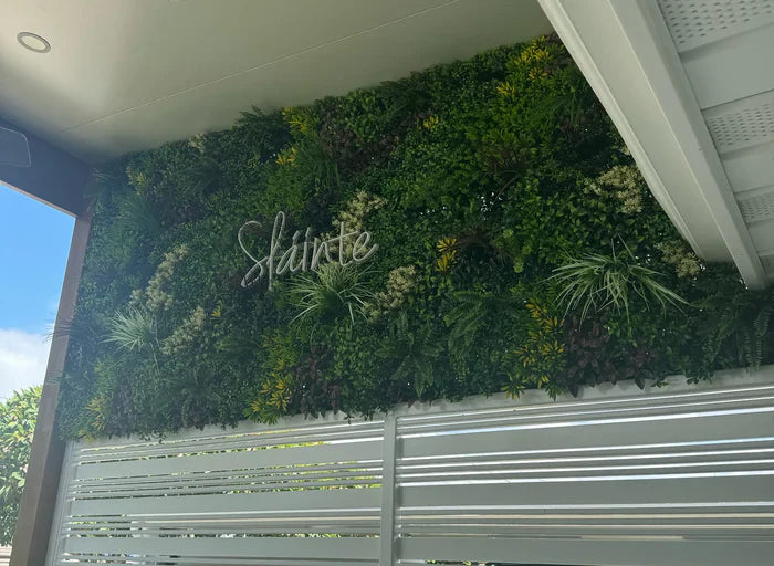 Sample Panel of Evergreen Triptych Artificial Vertical Garden (Small Sample) Commercial Grade UV Resistant (Copy)