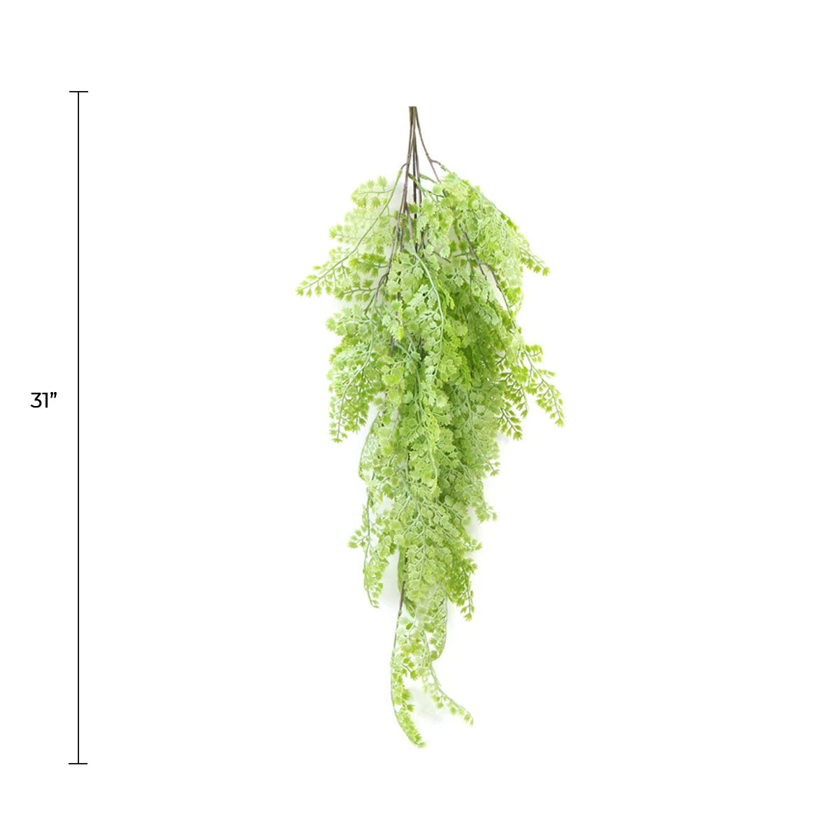 Artificial Light Green Maidenhair Fern 31