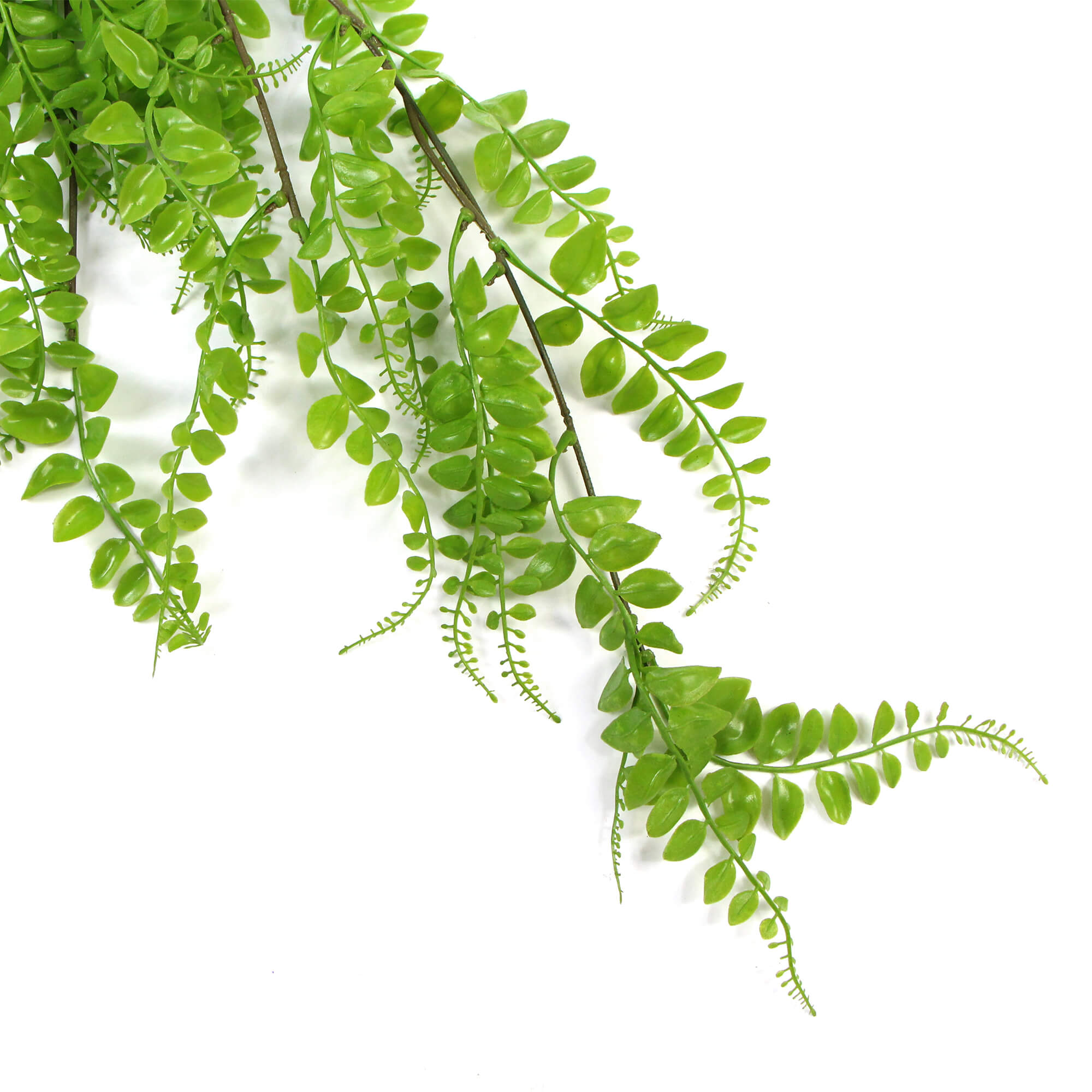 Artificial Light Green Hanging Button Fern Plant 31
