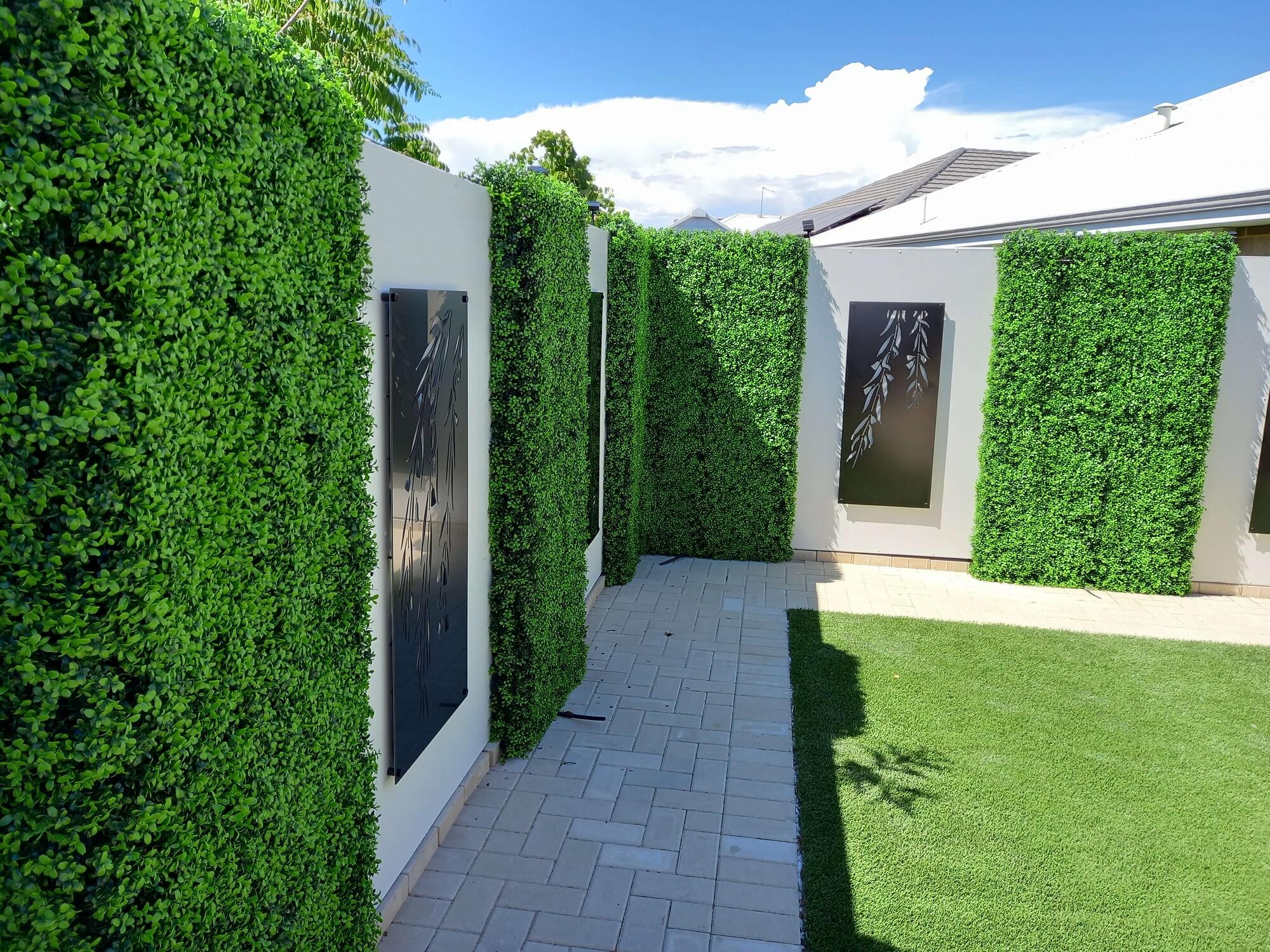 Premium Bright Artificial Boxwood Wall 40