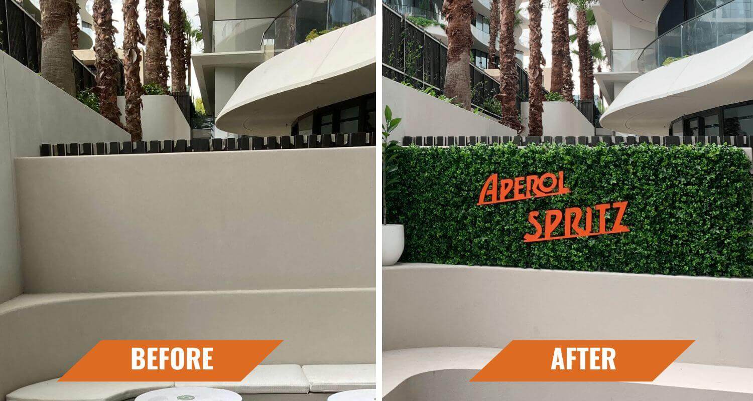 Premium Mixed Ivy Spring Sensation Artificial Green Wall 40