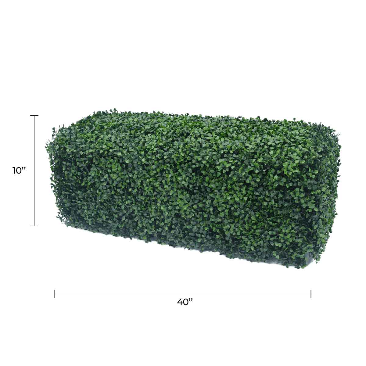 Dark Artificial Boxwood Hedge 40