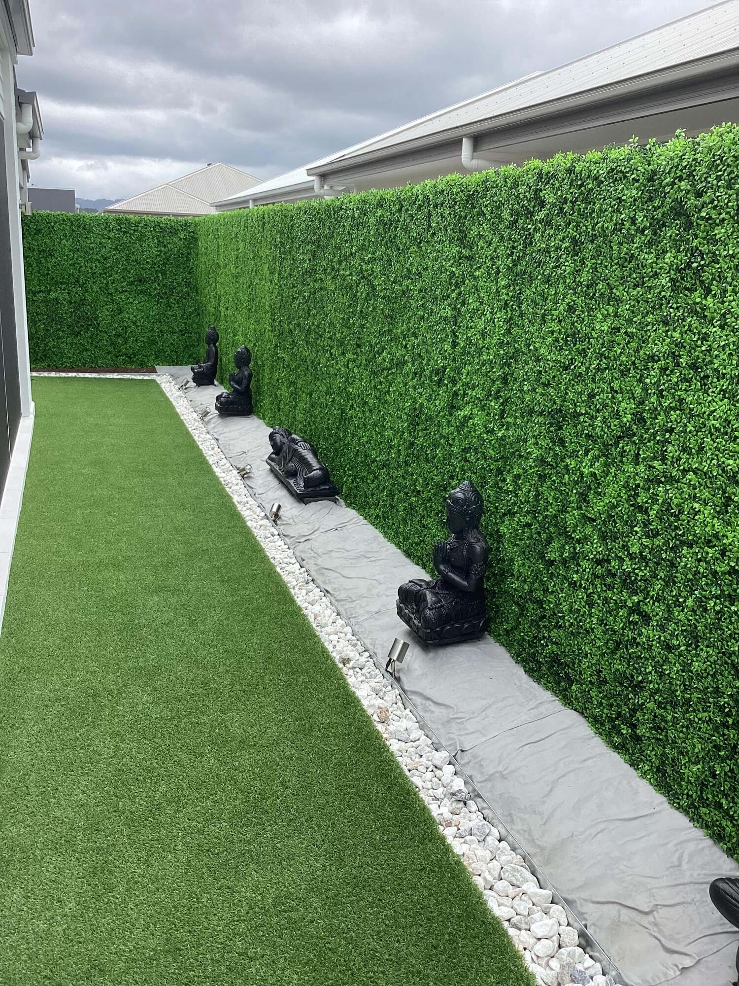 Premium Bright Artificial Boxwood Wall 40