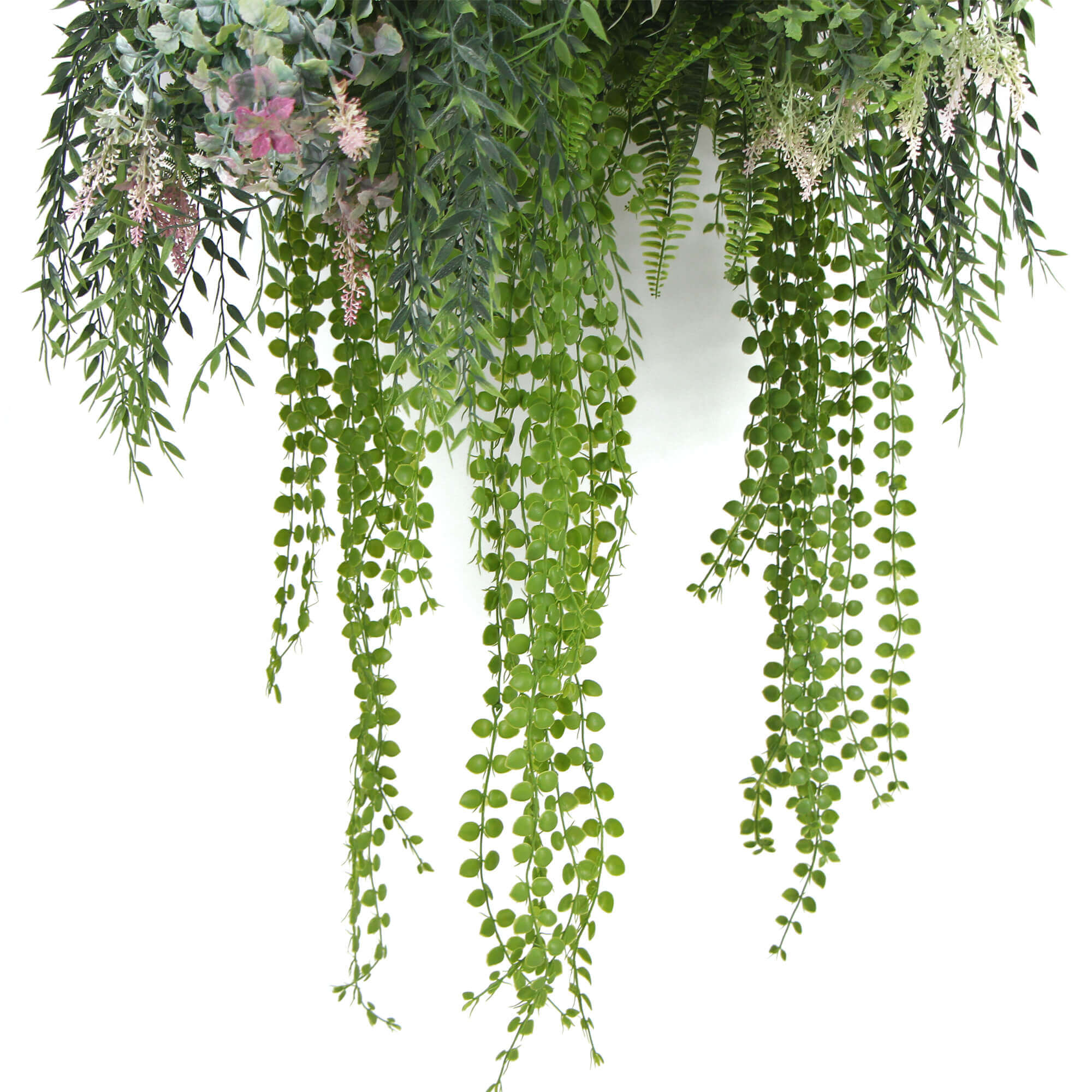 Imitation Premium Gold Artificial Hanging Green Wall Disc 15