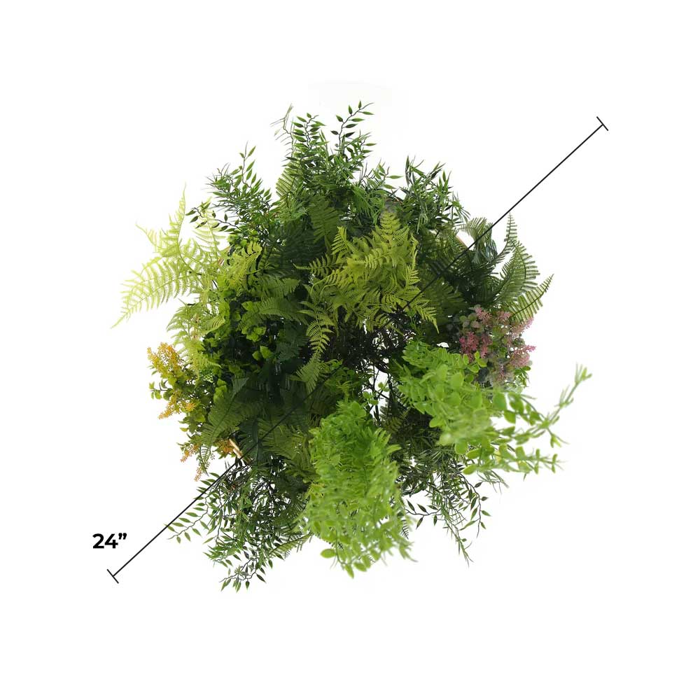 Imitation Premium Gold Artificial Hanging Green Wall Disc 60cm (Limited Edition)