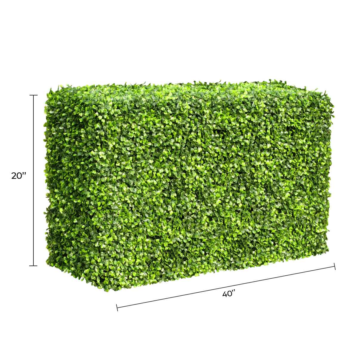 Light Artificial Boxwood Hedge 40