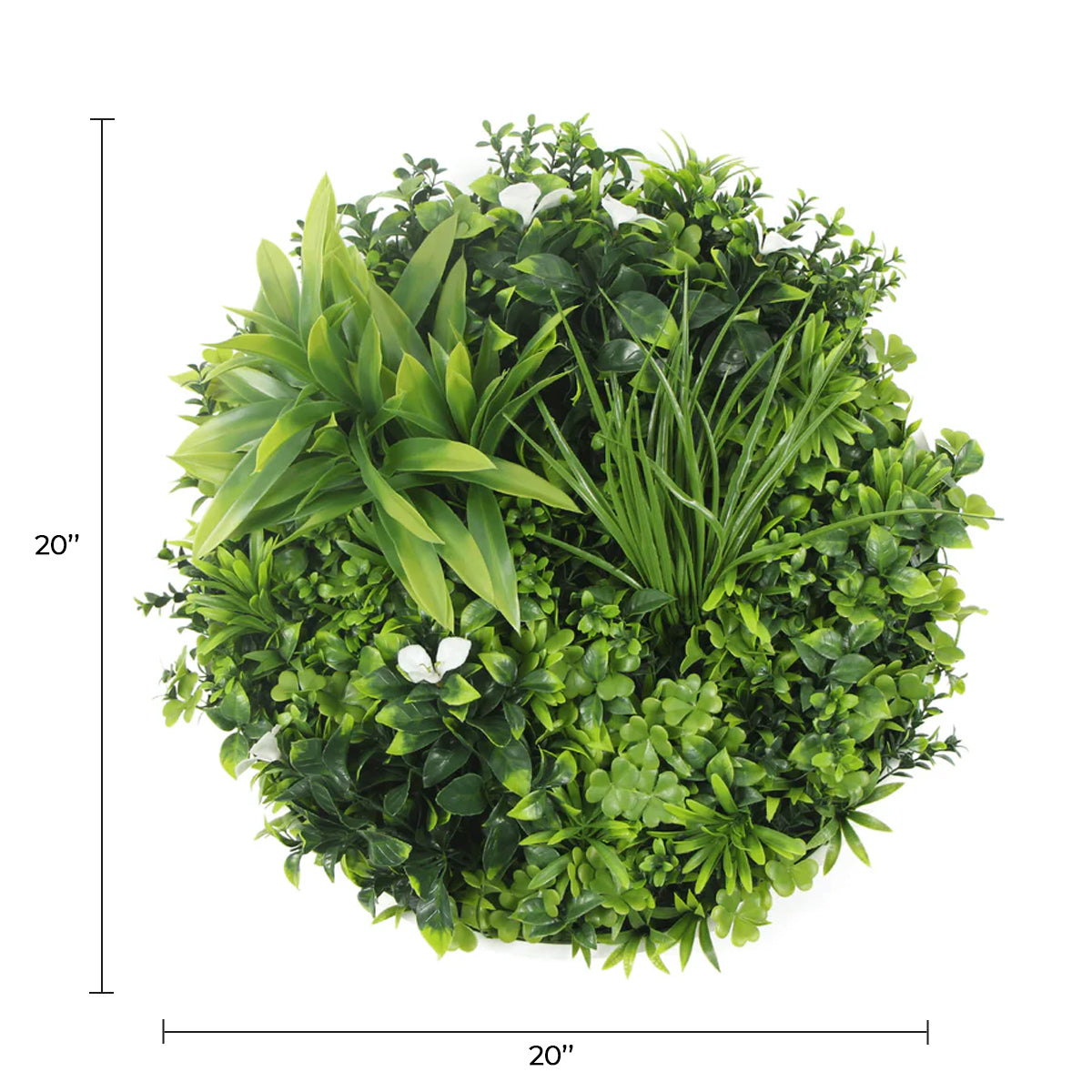 Luxury Artificial Green Wall Plant Wall Circle 20