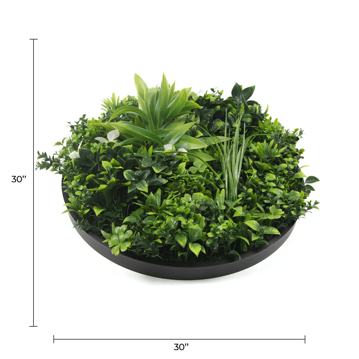 Luxury Artificial Green Wall Plant Wall Circle 30