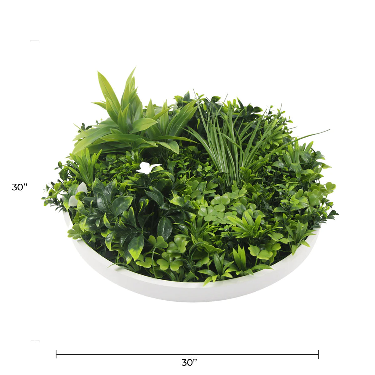 Luxury Artificial Green Wall Plant Wall Circle 30