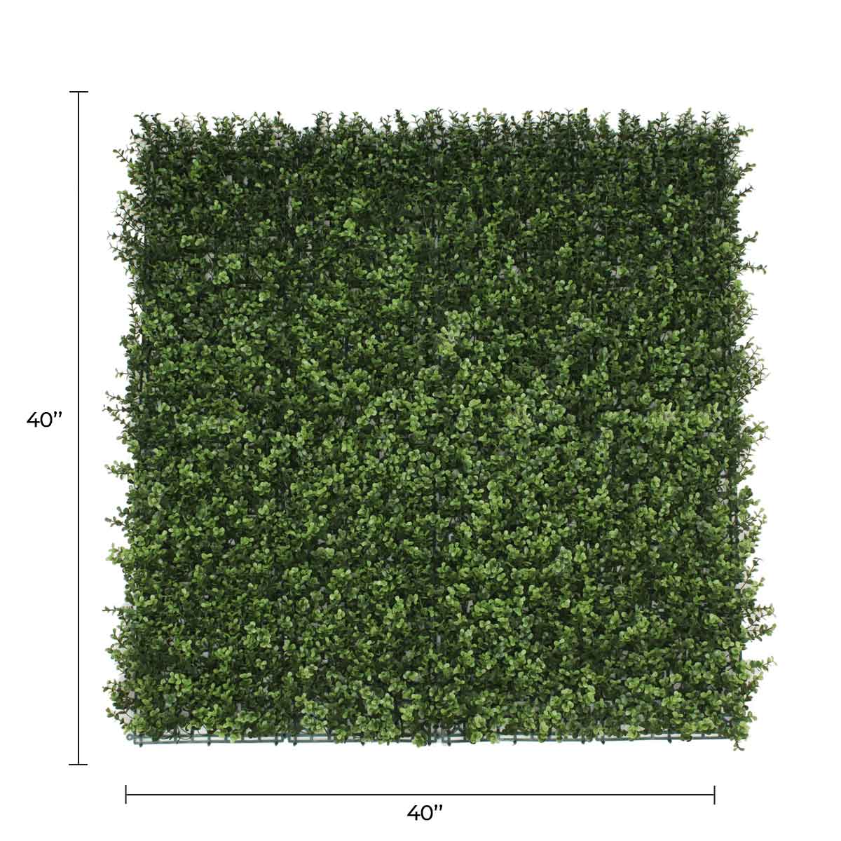 Natural Artificial Boxwood Wall 40
