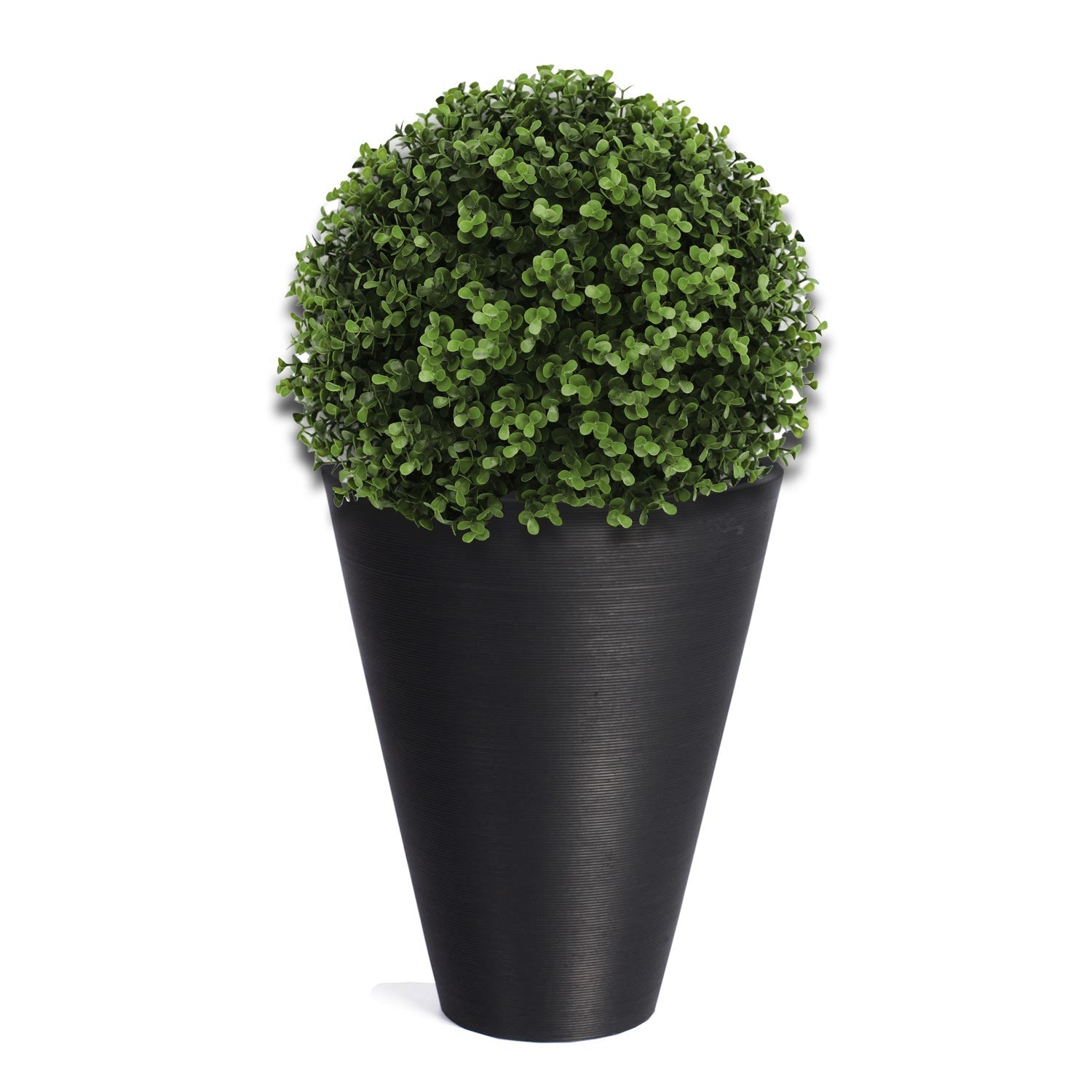 Large artificial topiary ball buxus foliage