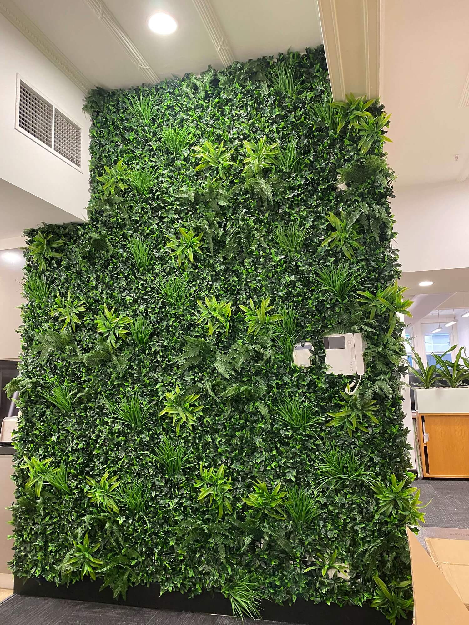 Luxury Green Tropics Artificial Living Wall /  Green Wall 40