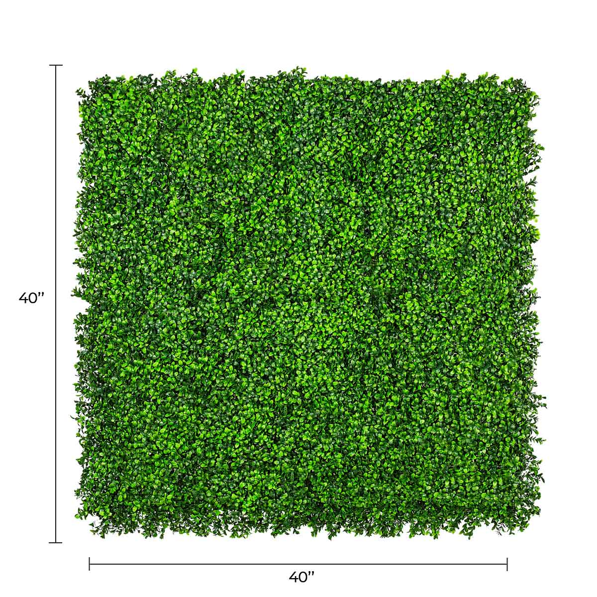 Premium Bright Artificial Boxwood Wall 40